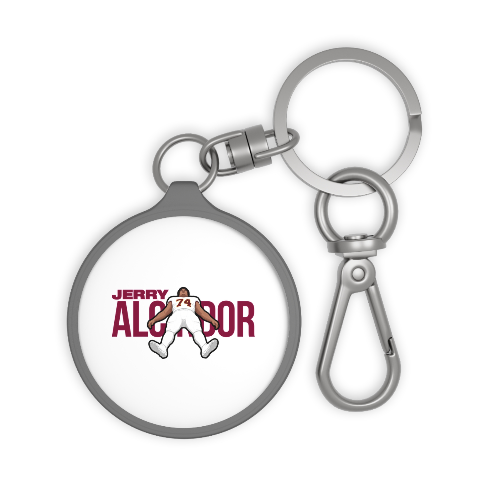 Keychain — character_player_name in Grey