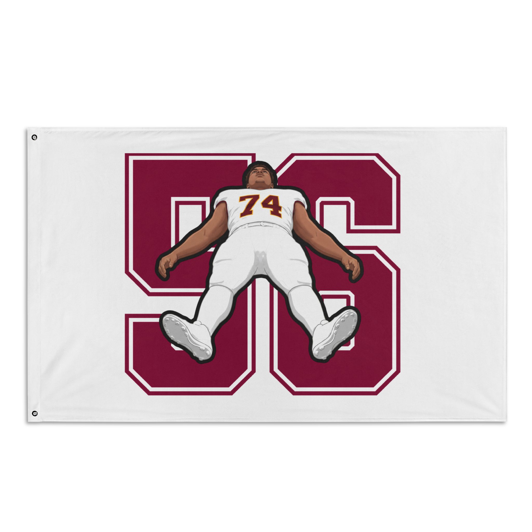 Flag (35 × 56 in) — character_number in Classic