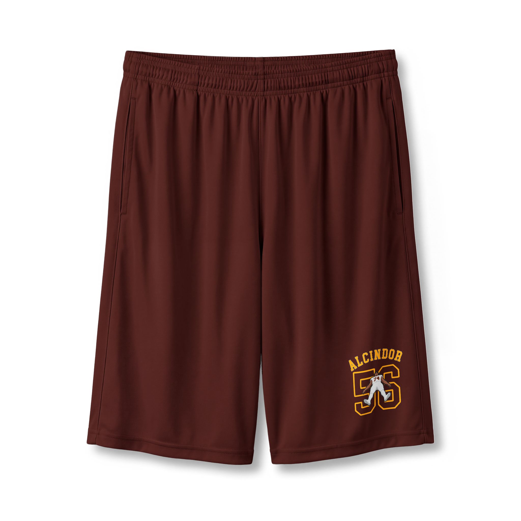 Shorts — character_shirsey_arch in Maroon