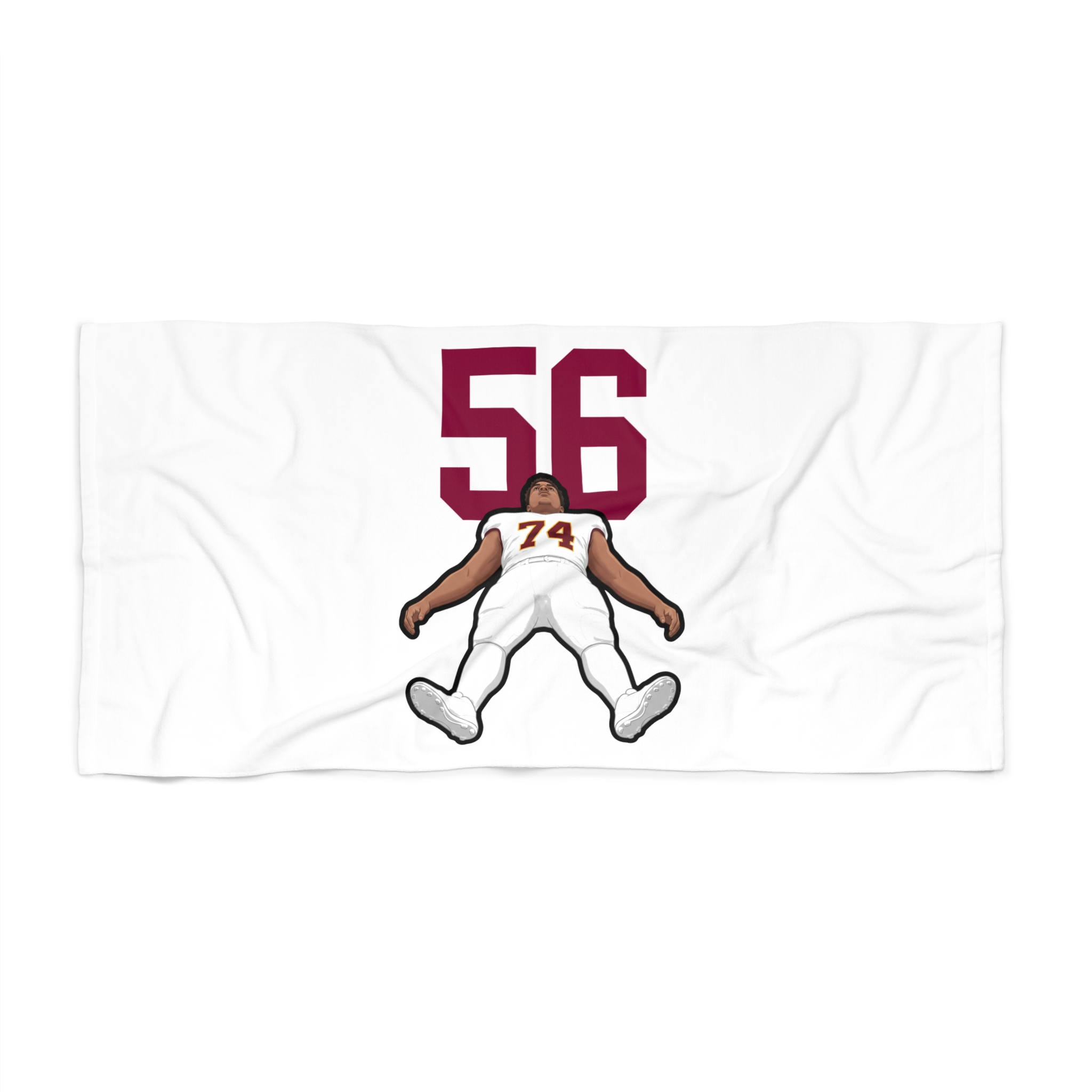 Beach Towel — character_number_top in Classic