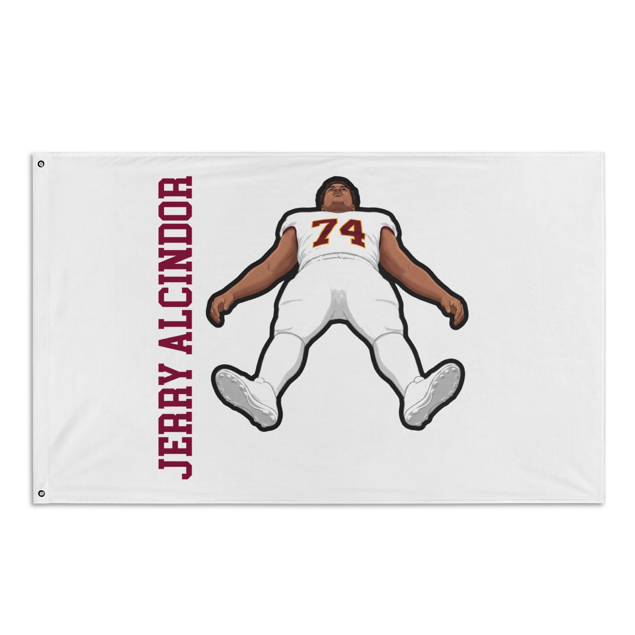 Flag (35 × 56 in) — character_name_vertical in Classic