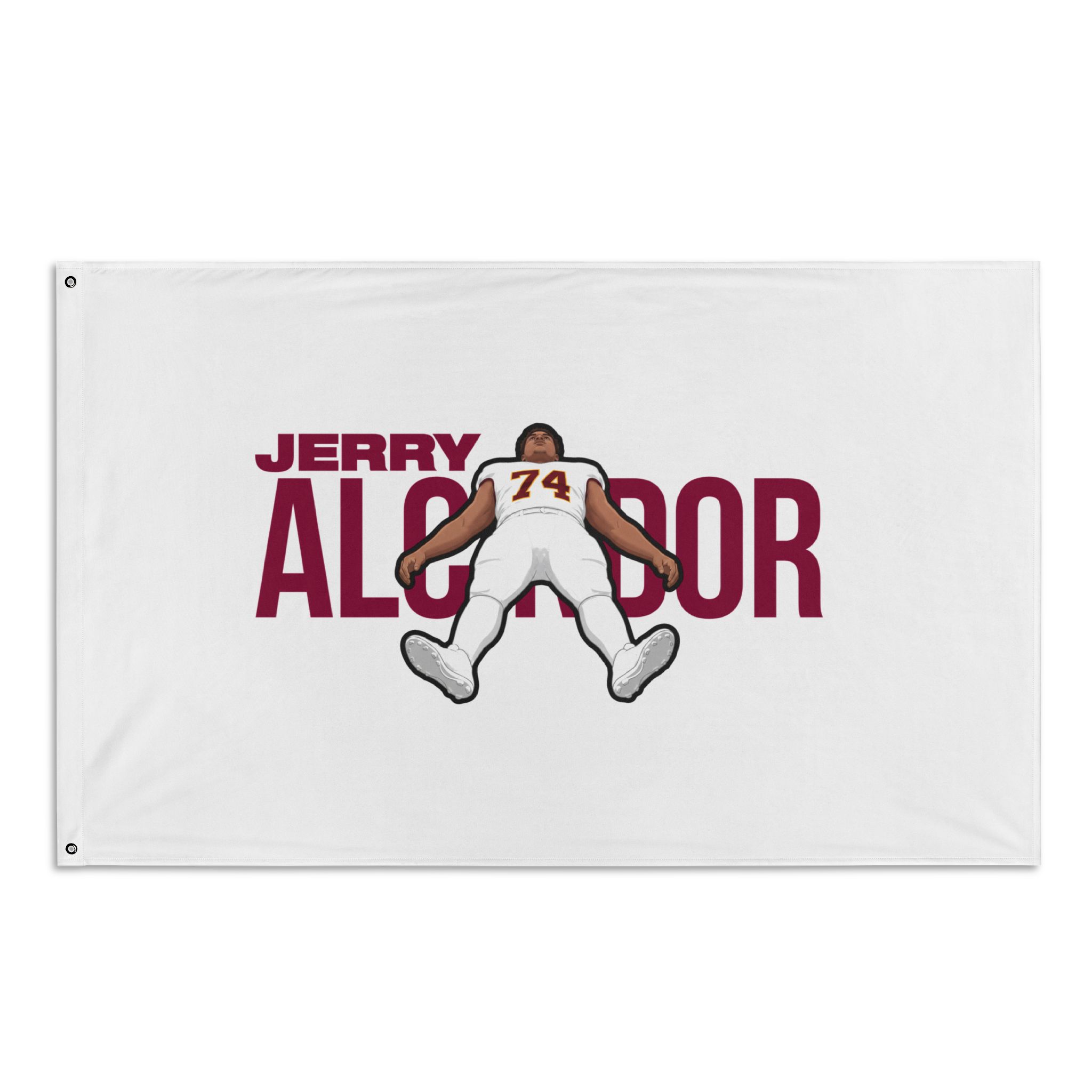 Flag (35 × 56 in) — character_player_name in Classic
