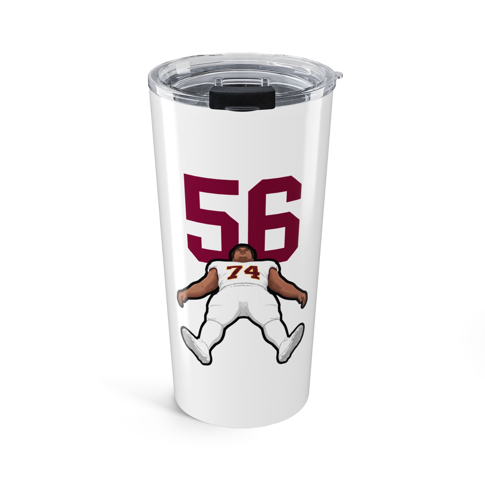20oz Tumbler — character_number_top in Classic