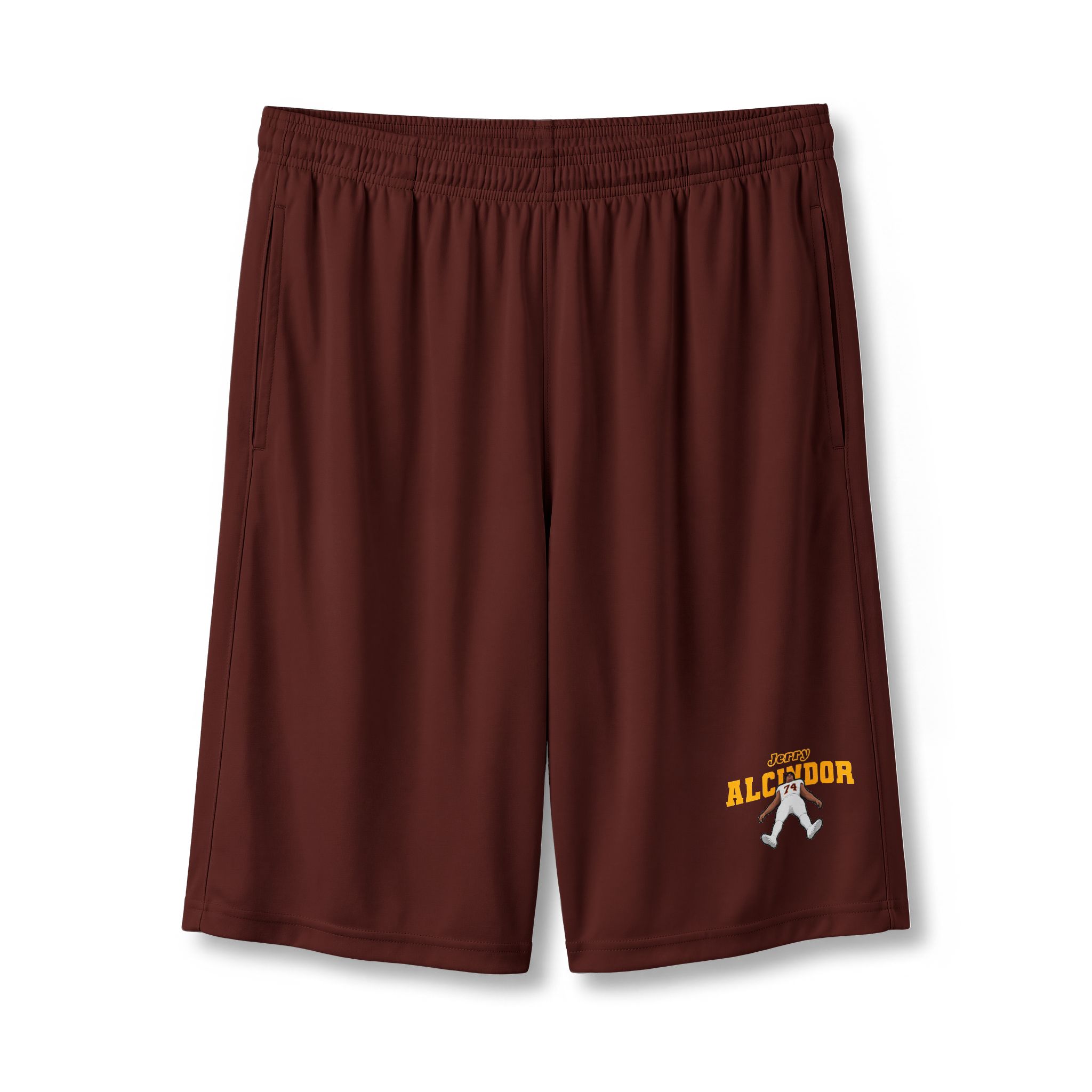 Shorts — character_name_arch in Maroon