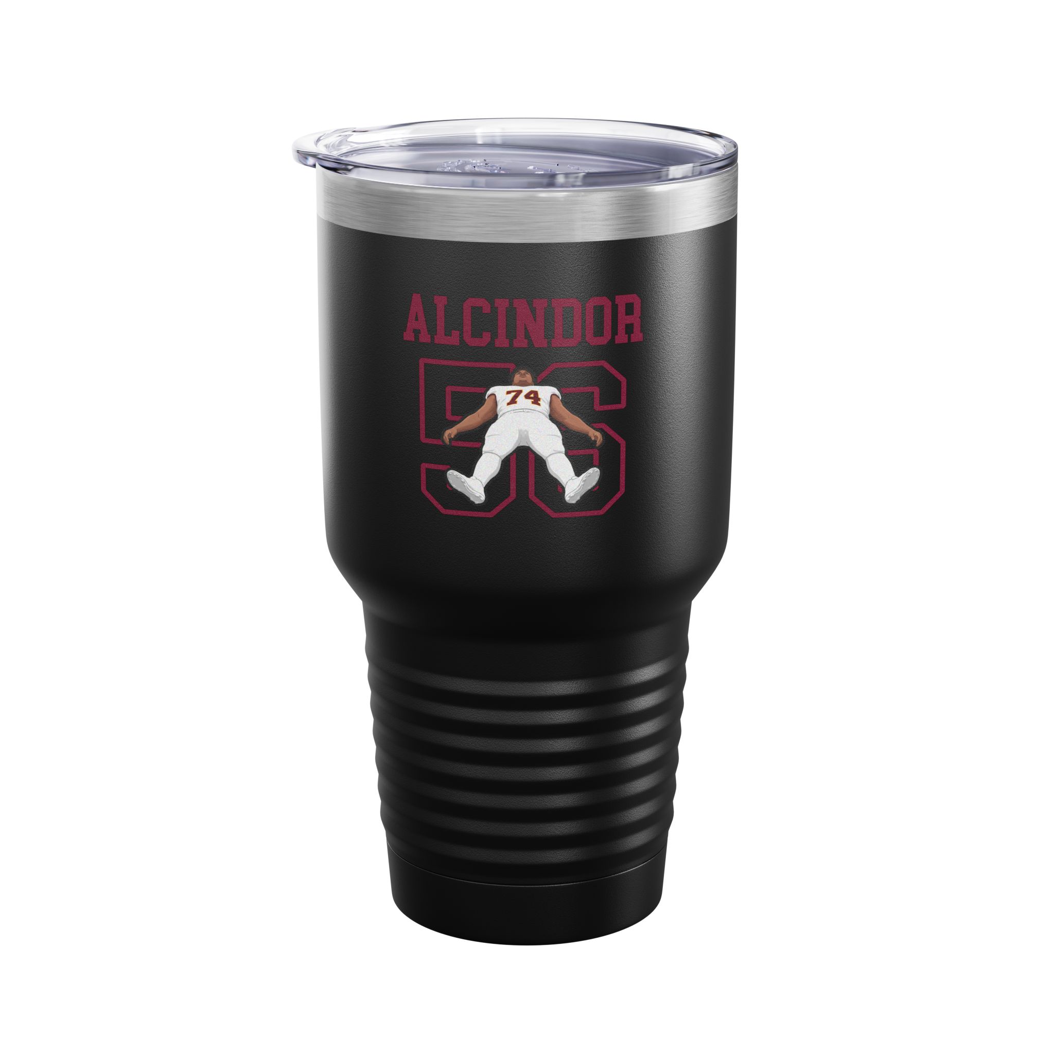 30oz Tumbler — character_shirsey in Black