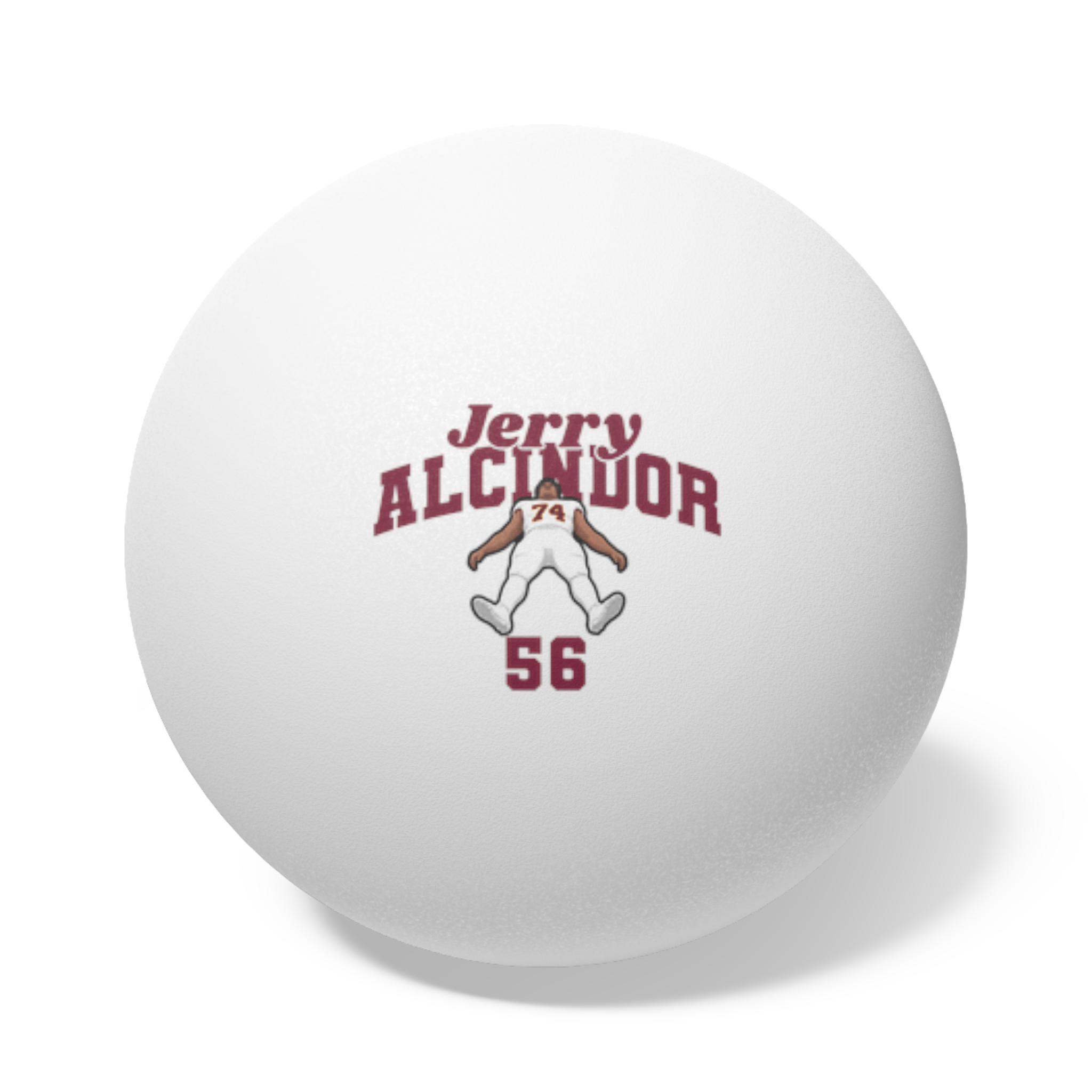 Ping Pong Balls, 6 pcs — character_signature_arch in White