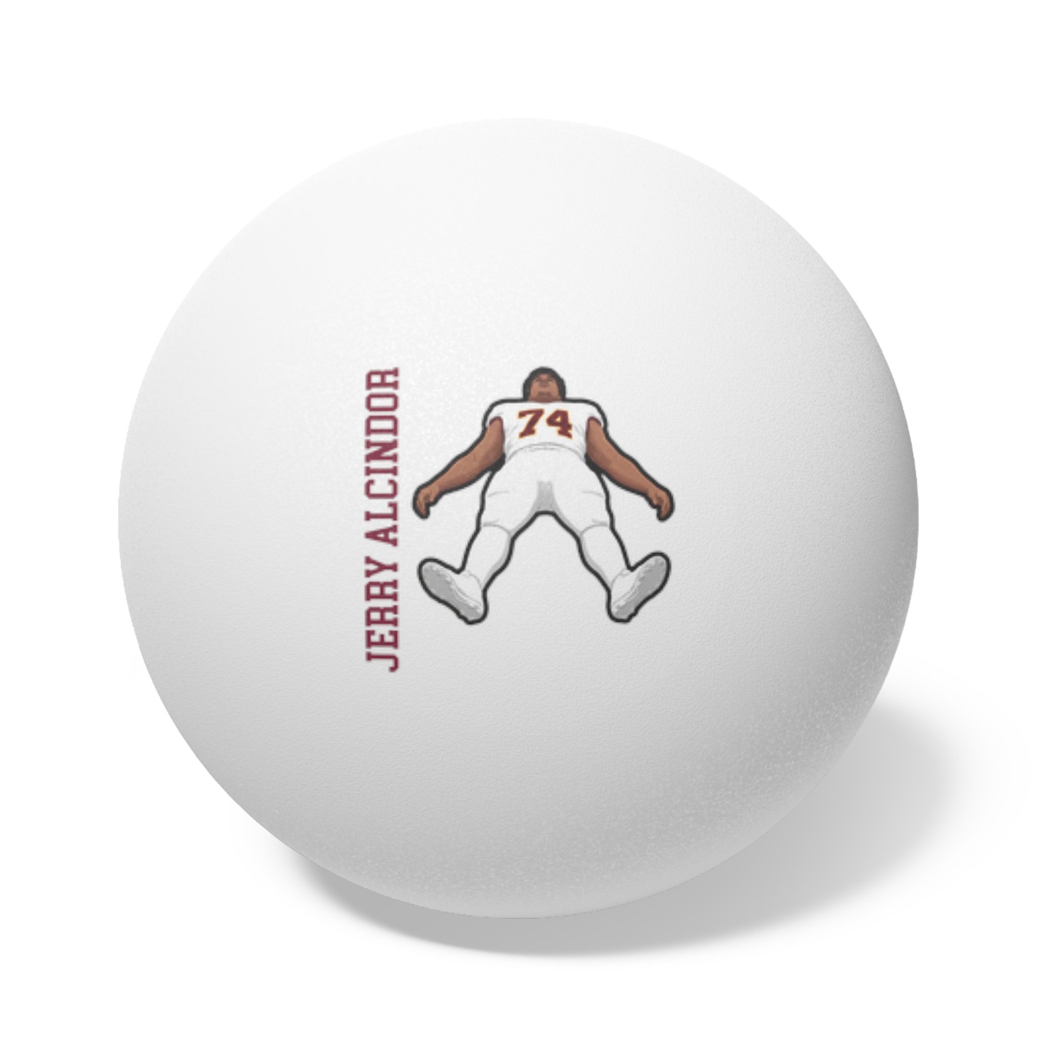 Ping Pong Balls, 6 pcs — character_name_vertical in White