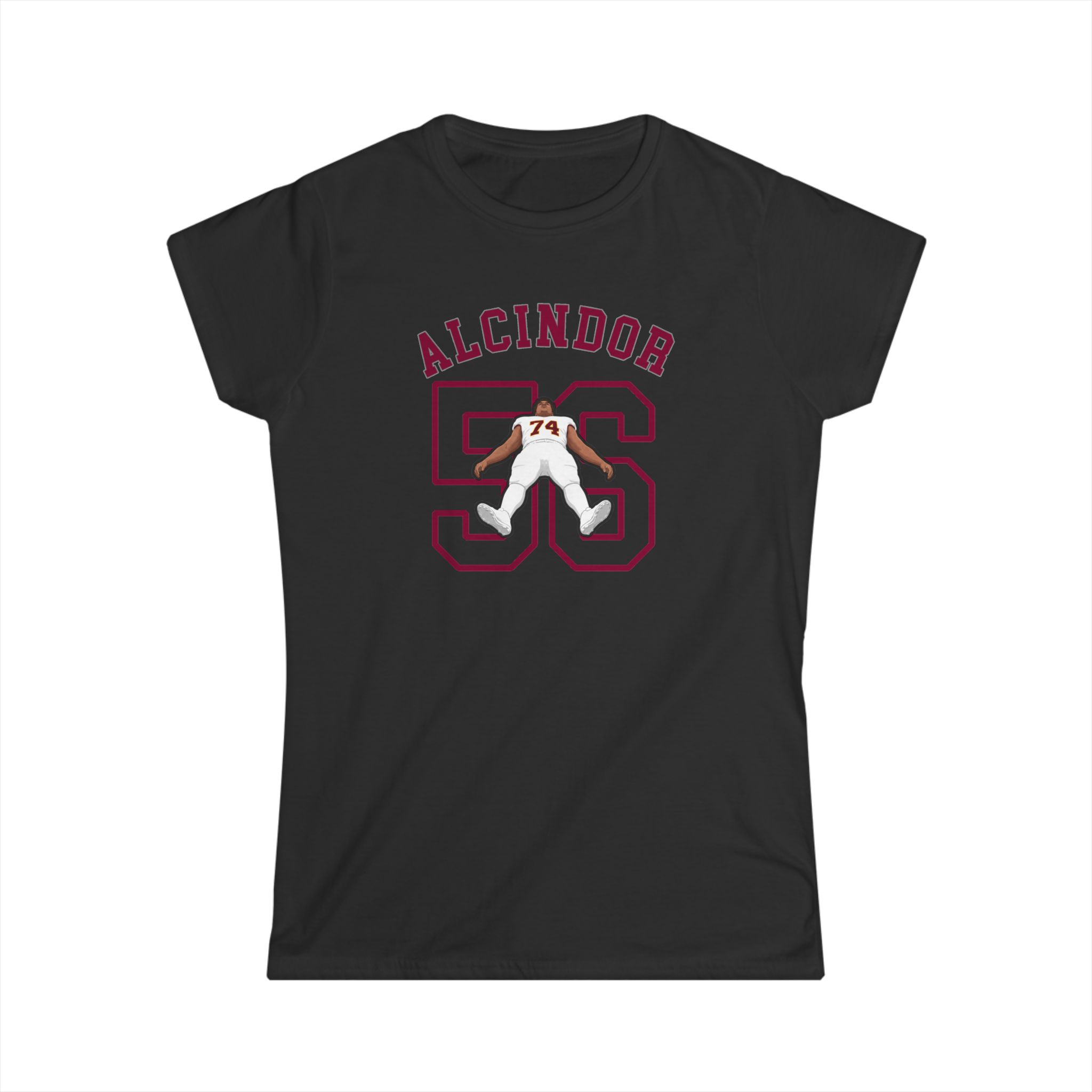 Women's Softstyle Tee — character_shirsey_arch in Black