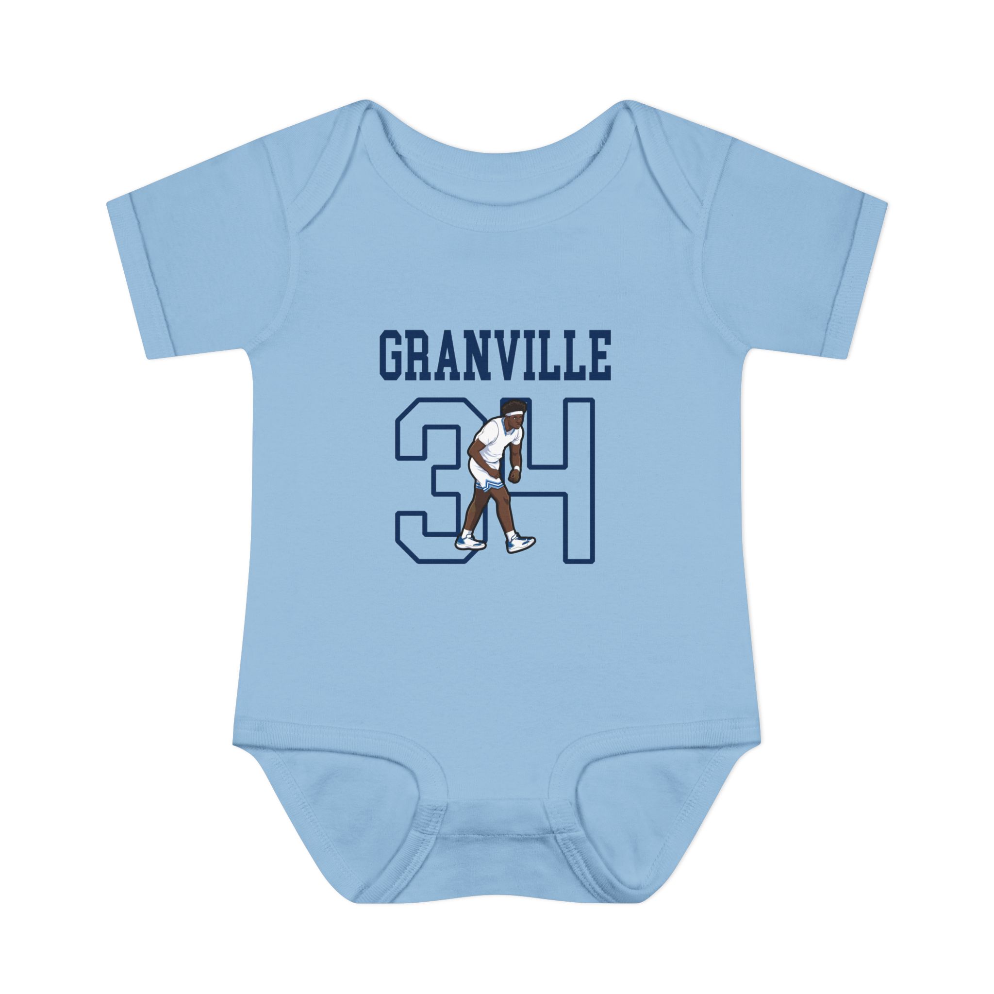 Baby Onesie — character_shirsey in Light Blue