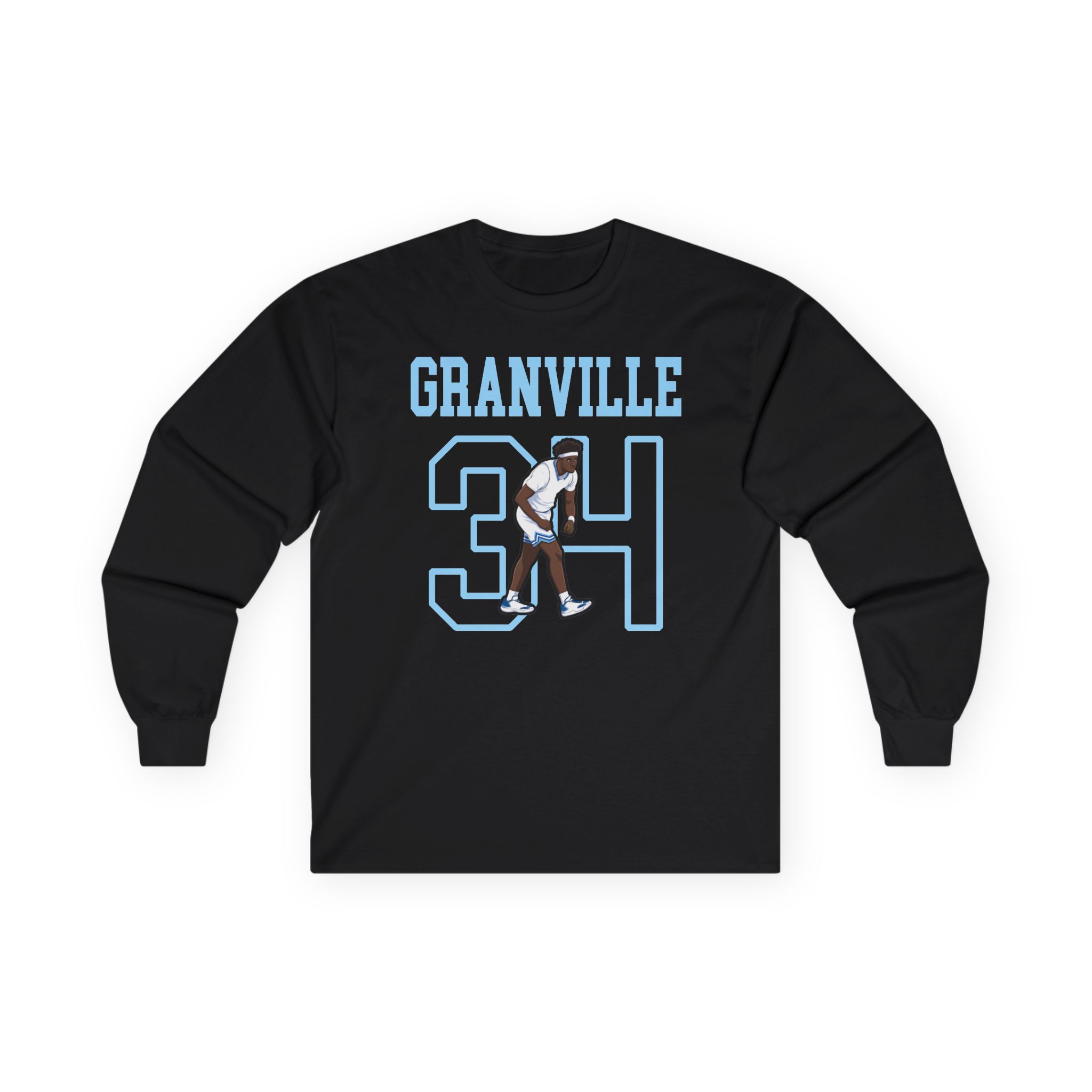 Long Sleeve Tee — character_shirsey in Black