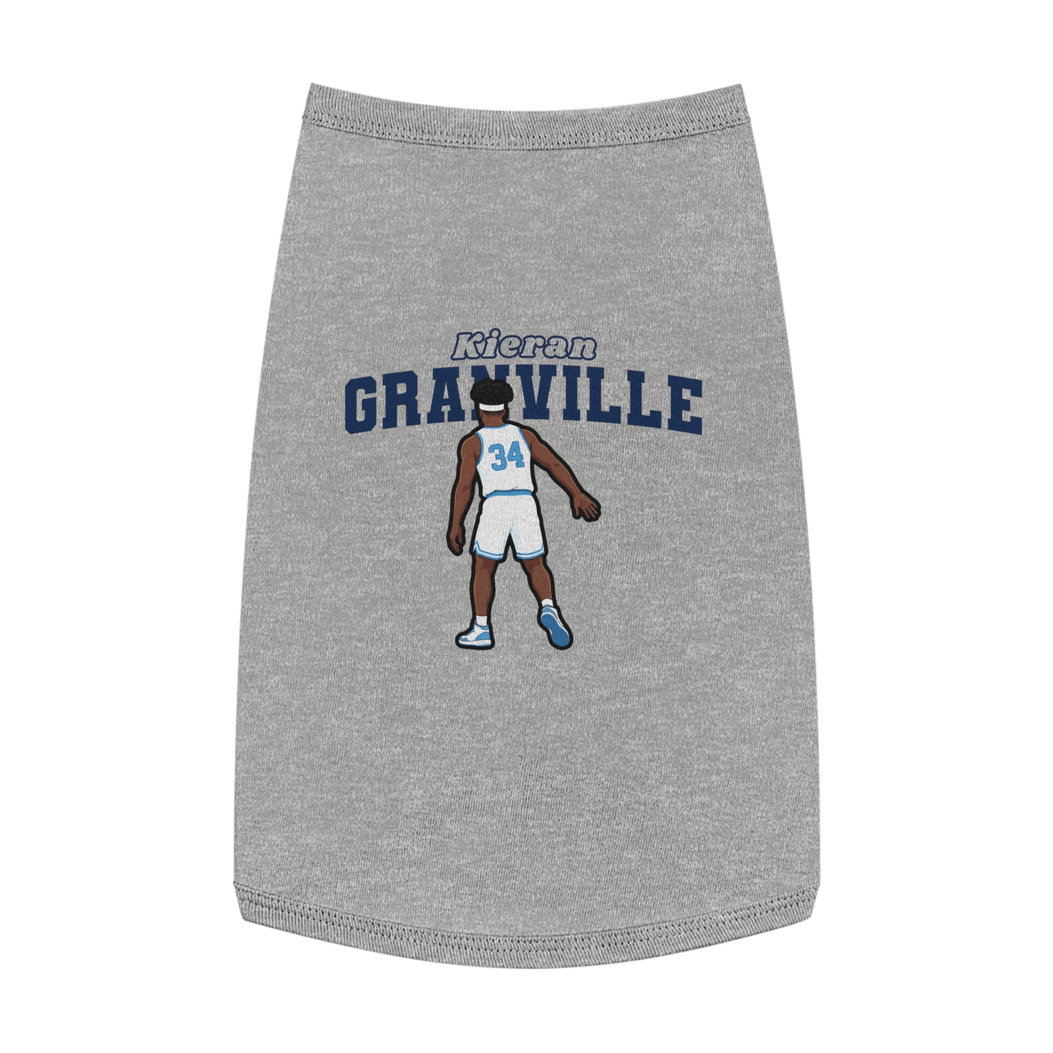 Pet Tank Top — character_name_arch in White