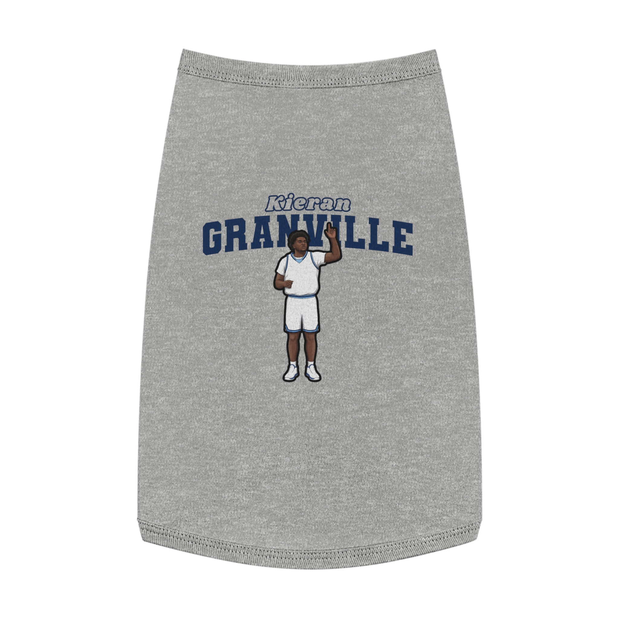 Pet Tank Top — character_name_arch in White