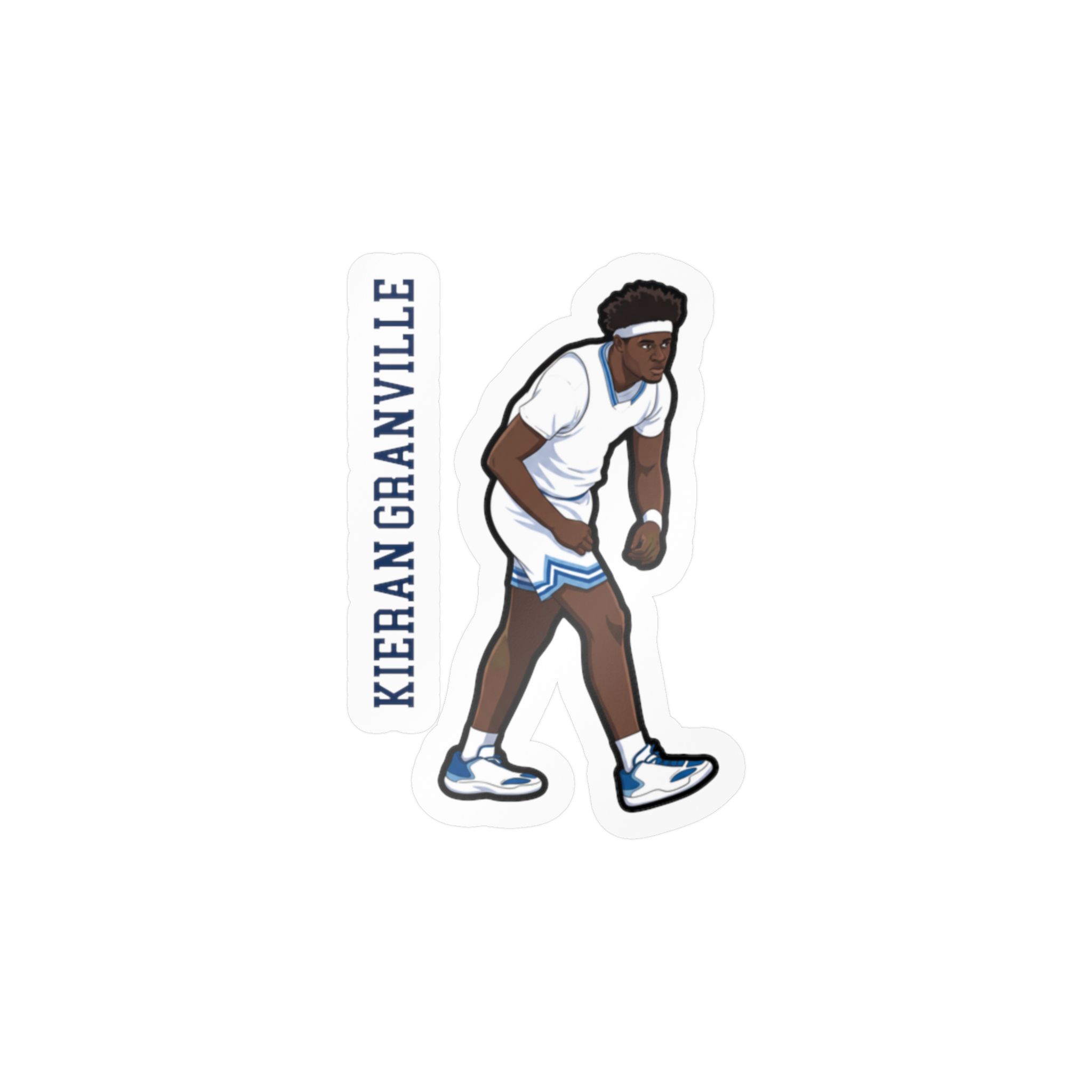 Vinyl Sticker — character_name_vertical in Classic