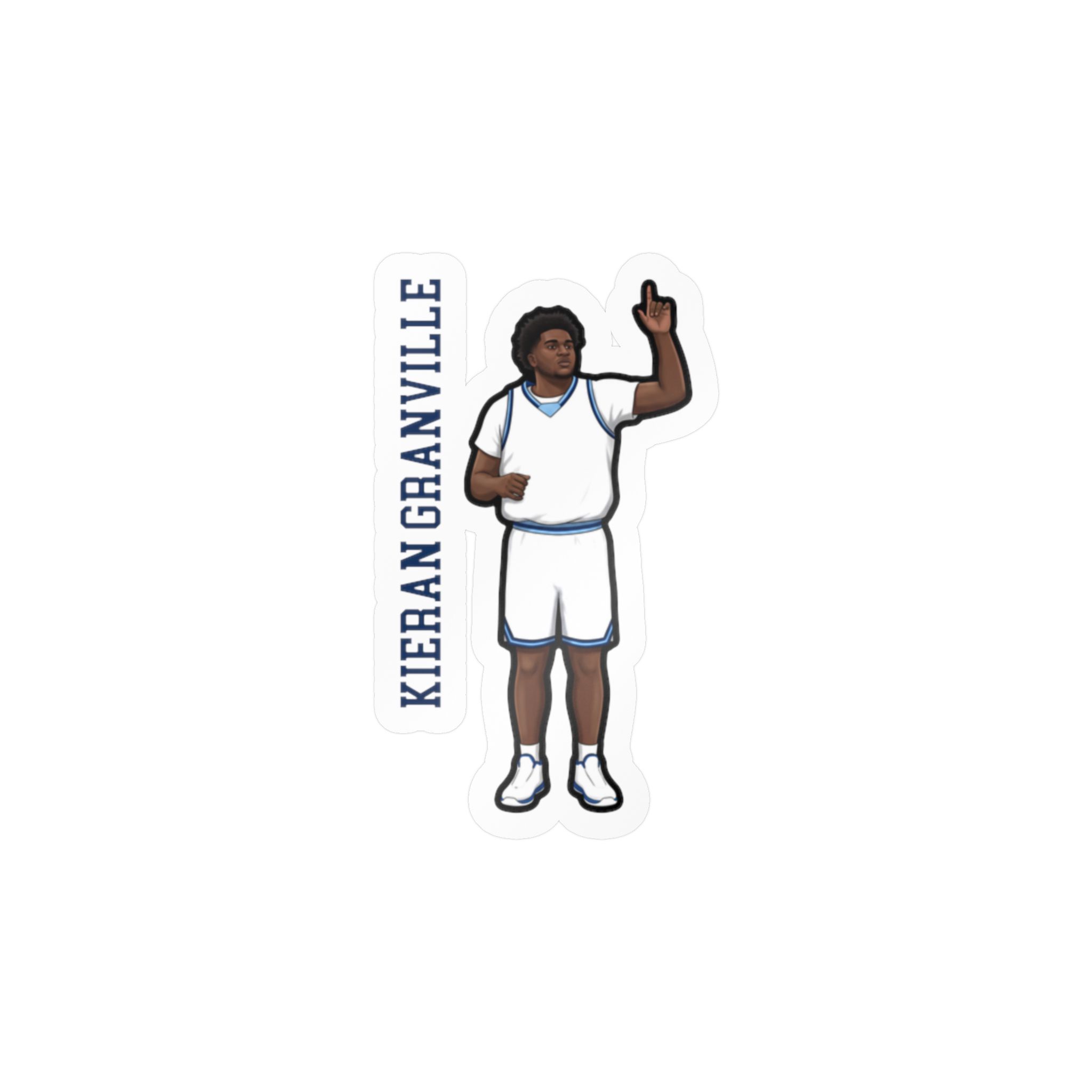 Vinyl Sticker — character_name_vertical in Classic