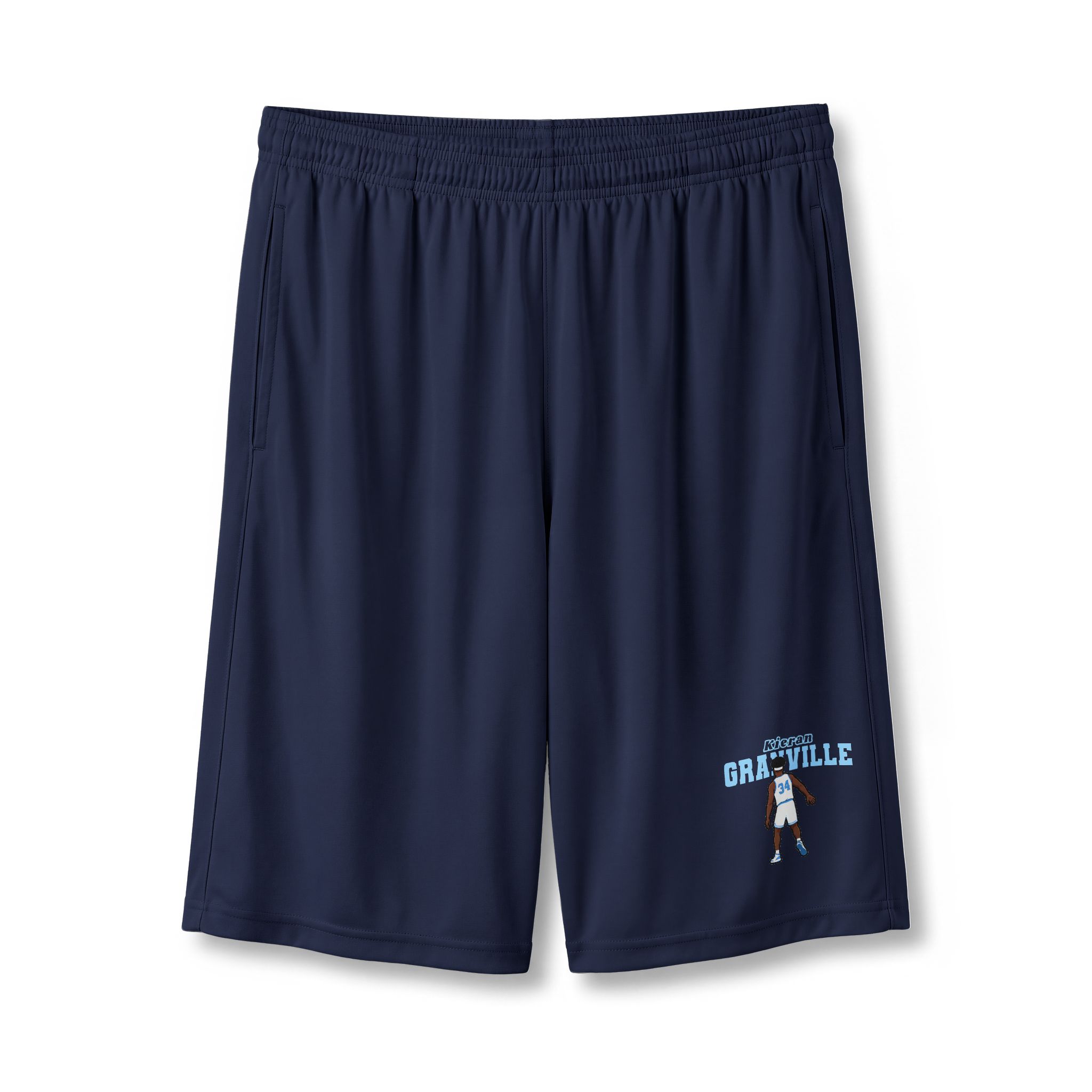 Shorts — character_name_arch in Navy
