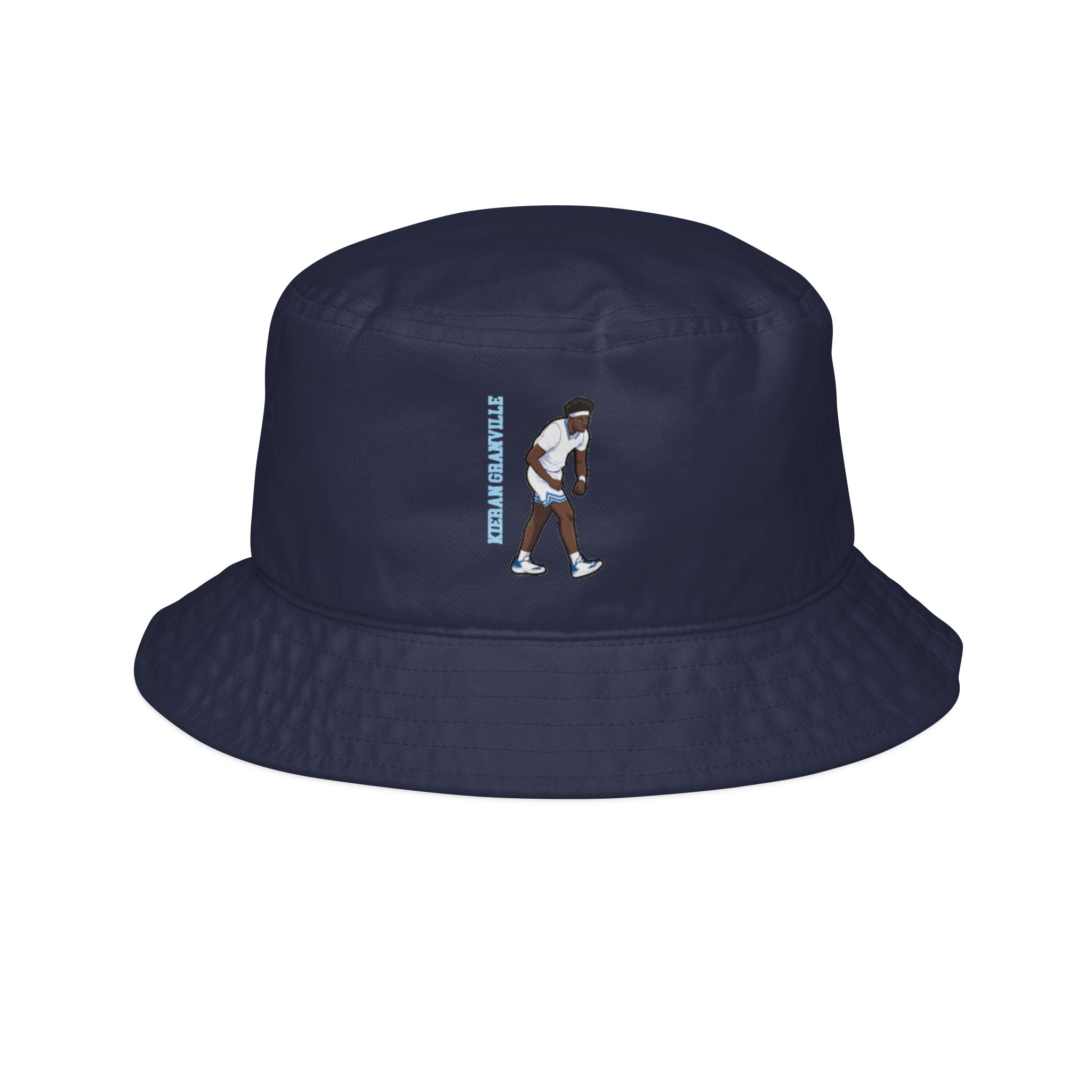 Bucket Hat — character_name_vertical in Navy