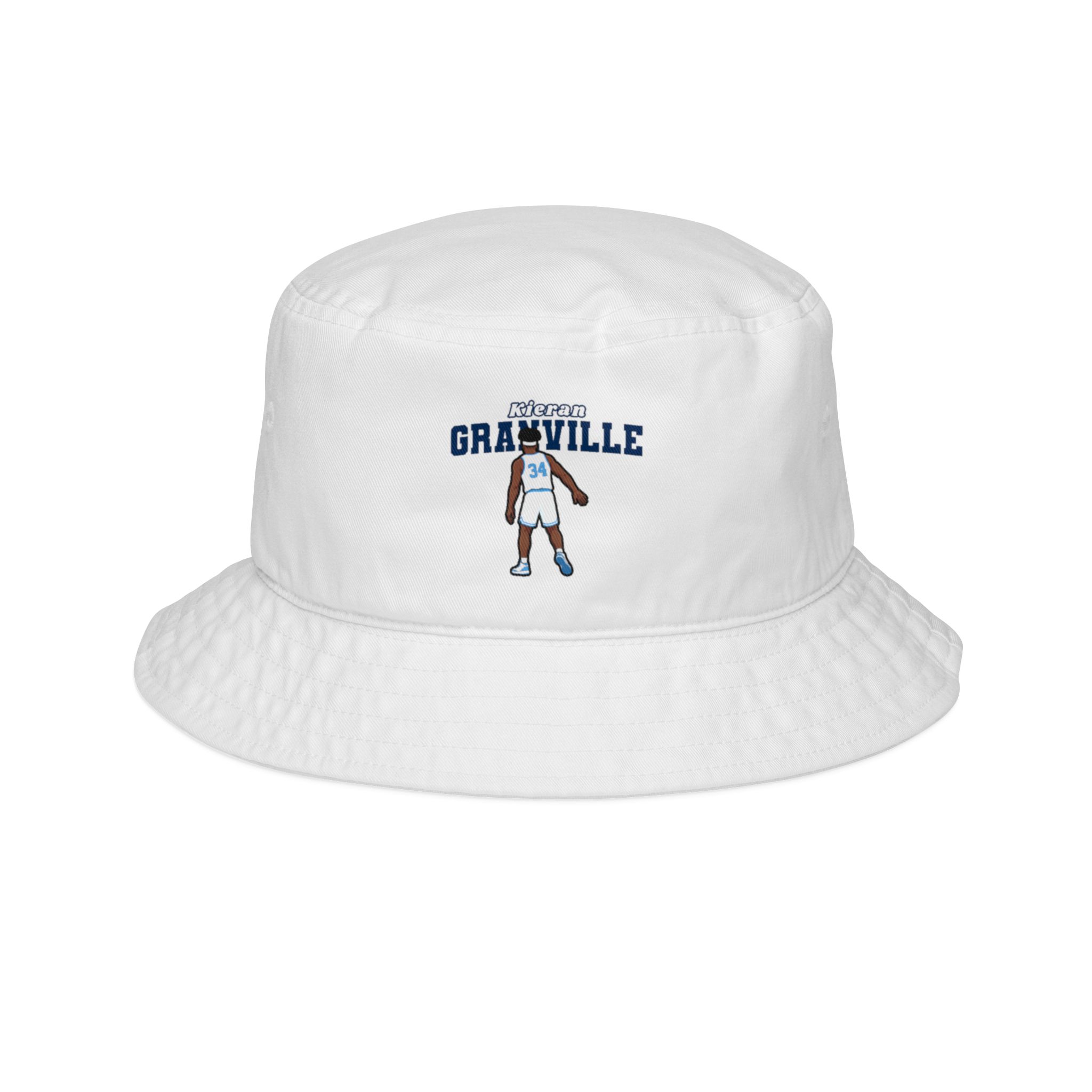 Bucket Hat — character_name_arch in White
