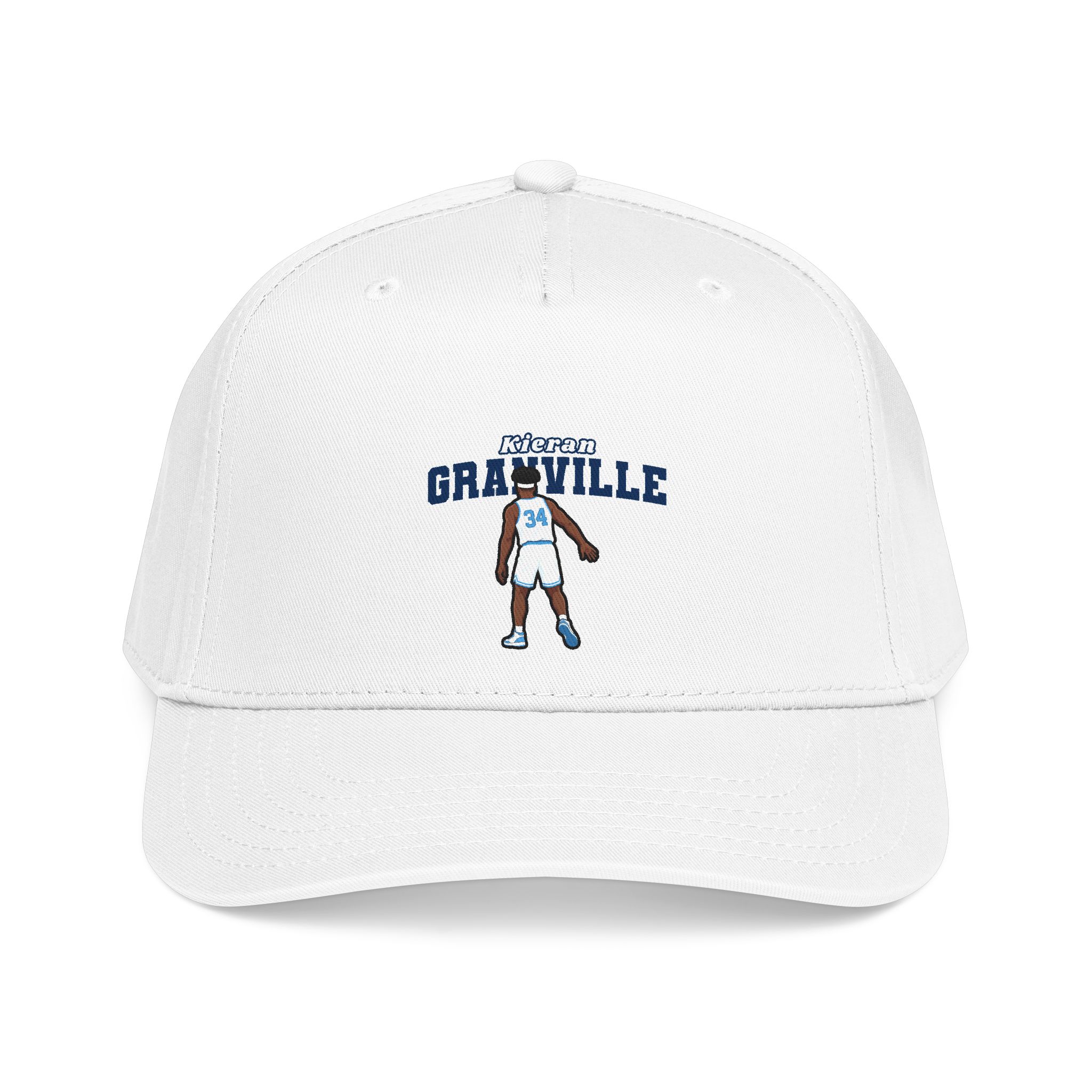 Baseball Cap — character_name_arch in White