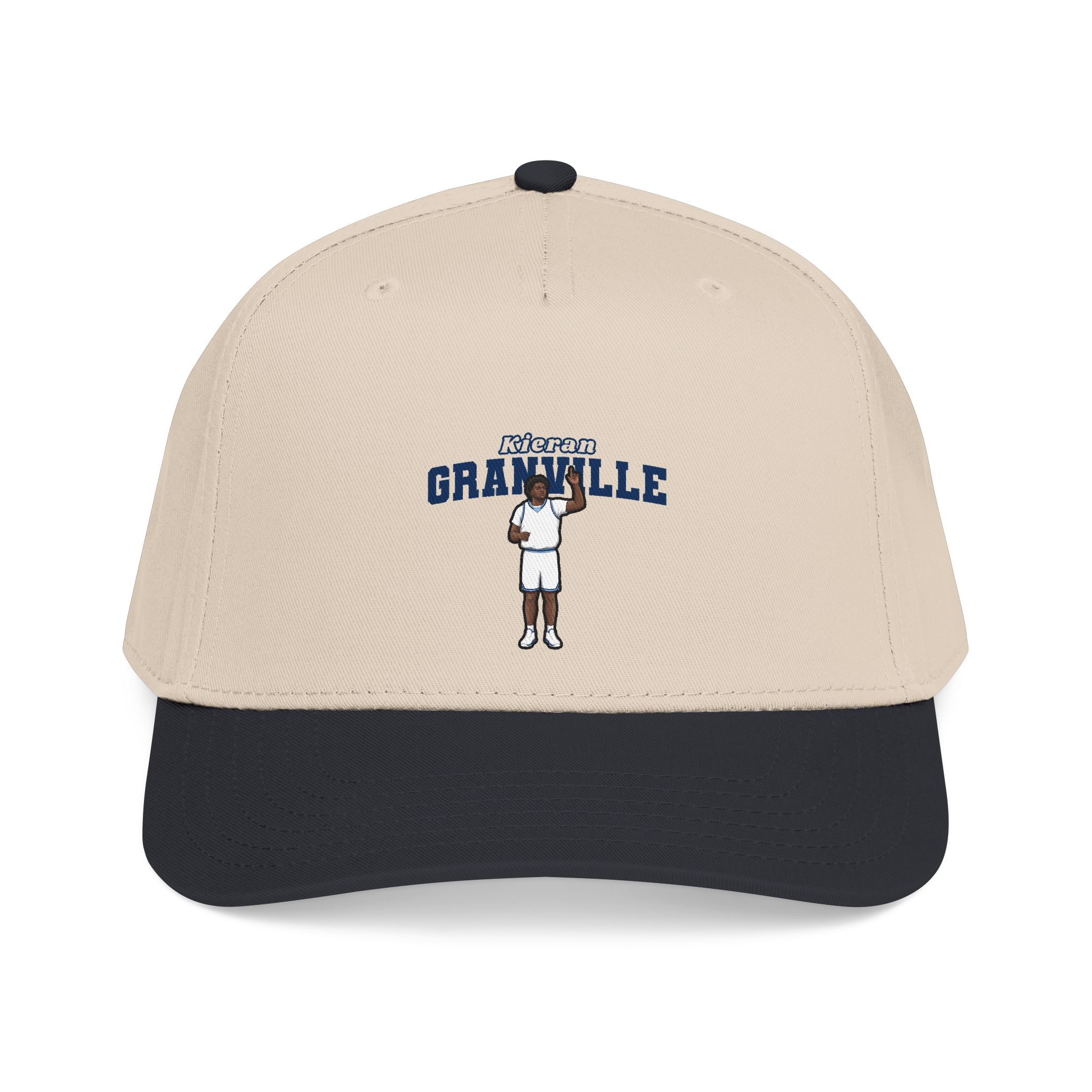 Baseball Cap — character_name_arch in Black / Natural