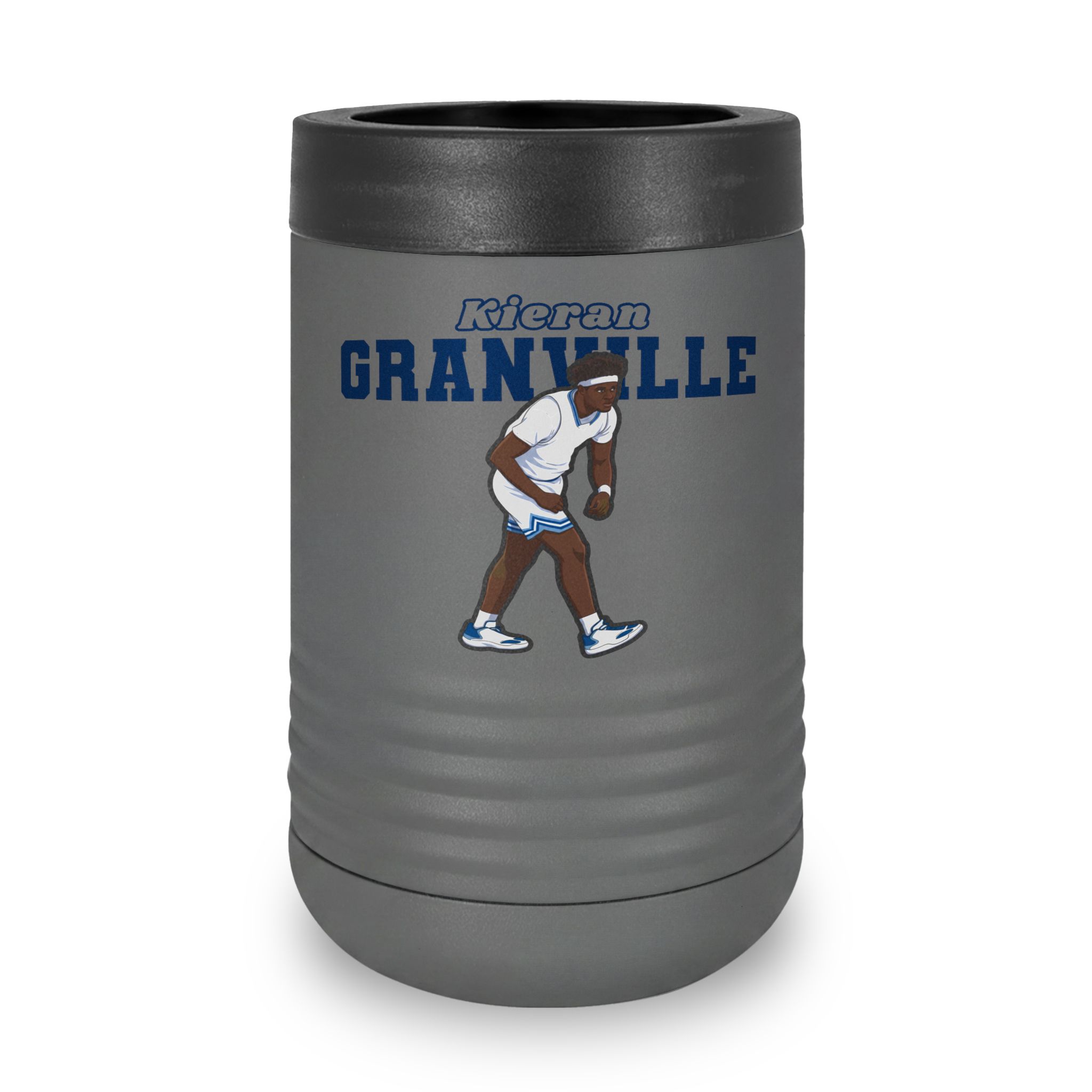 Stainless Can Cooler — character_name_arch in Grey