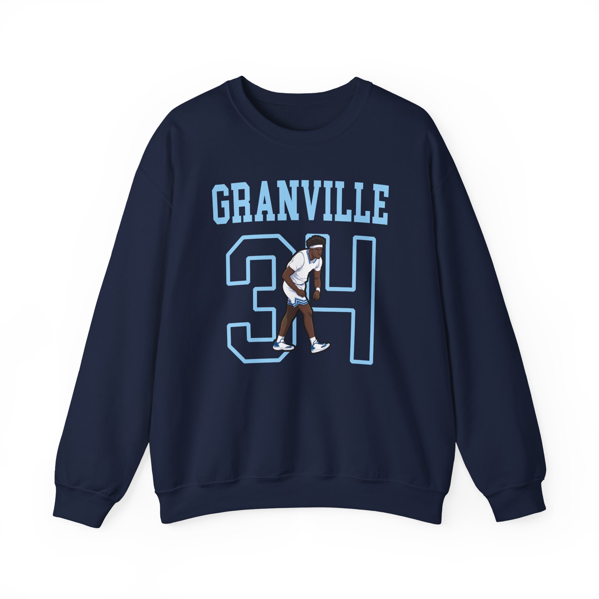 Crewneck Sweatshirt — character_shirsey in Navy