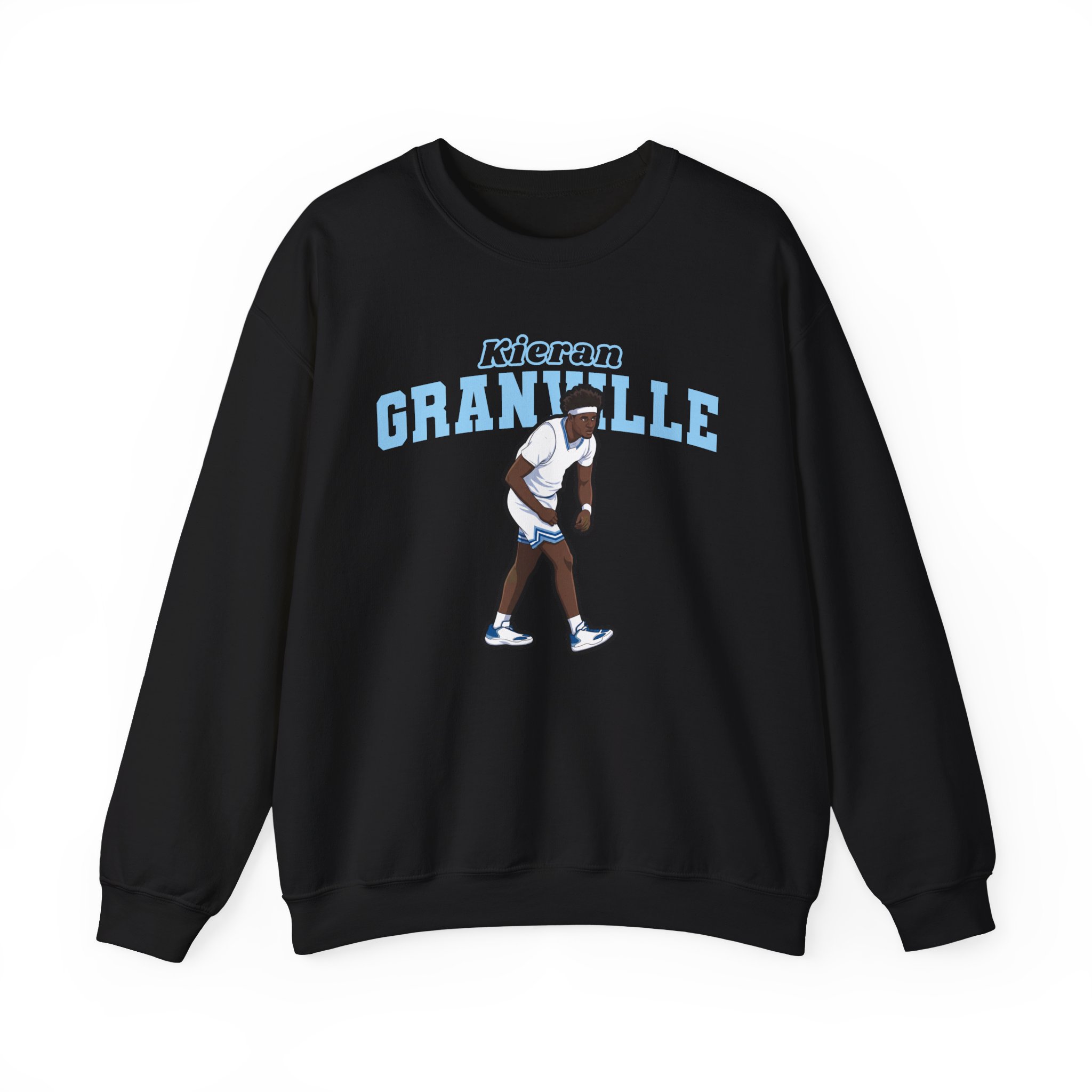 Crewneck Sweatshirt — character_name_arch in Black