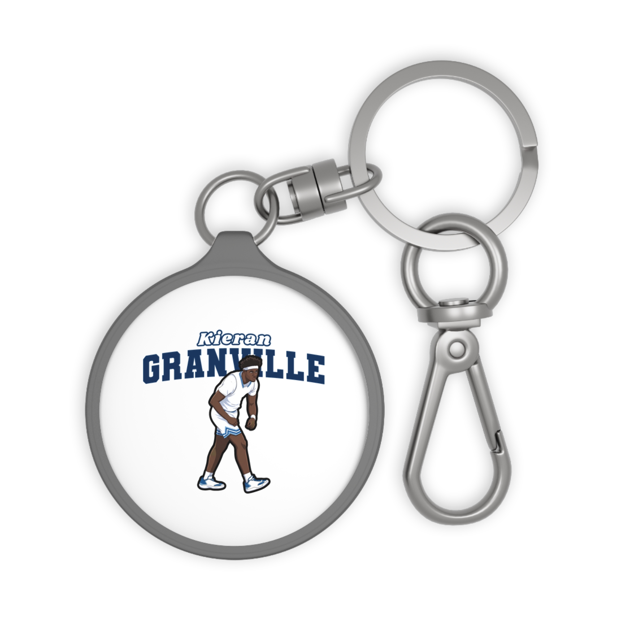 Keychain — character_name_arch in Grey