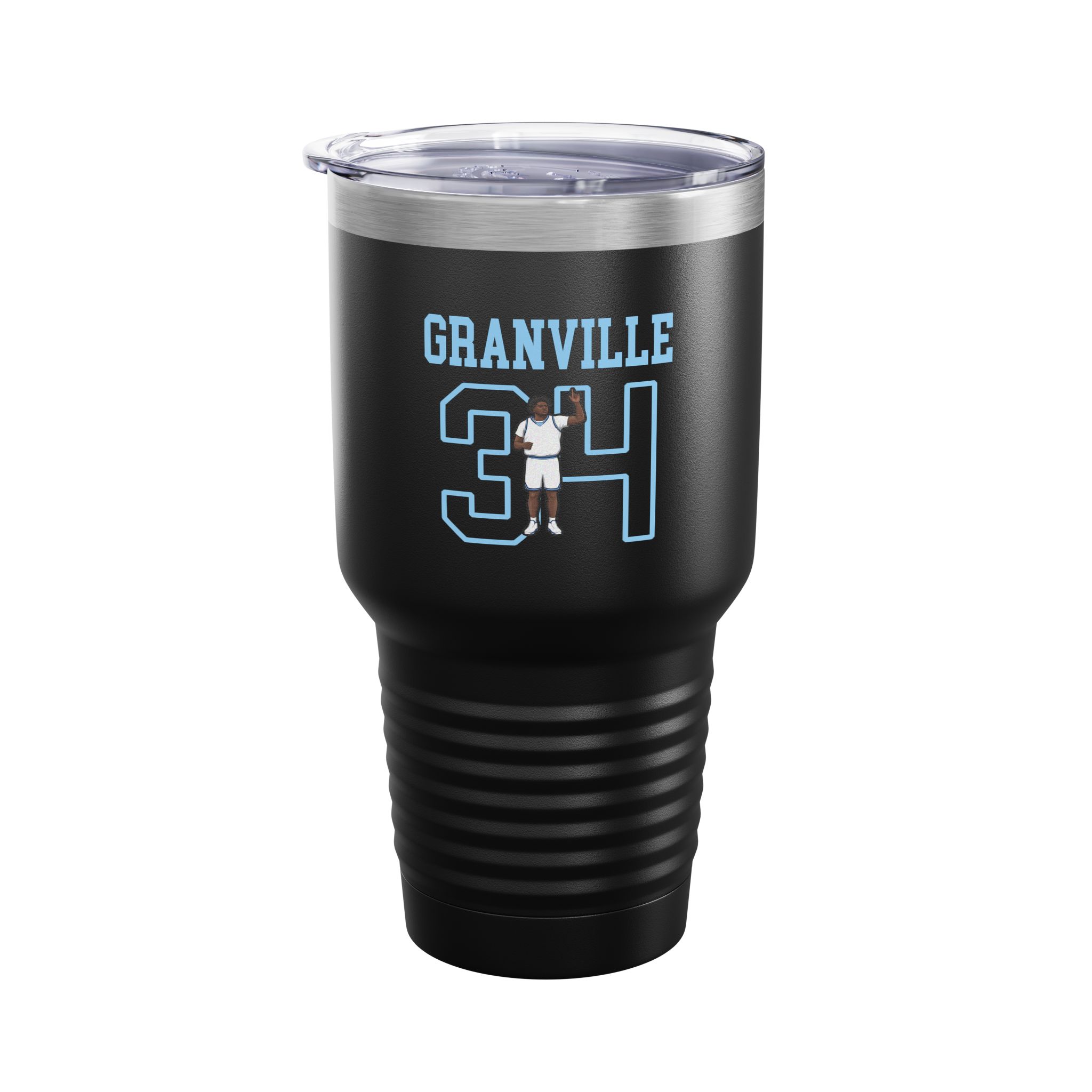 30oz Tumbler — character_shirsey in Black