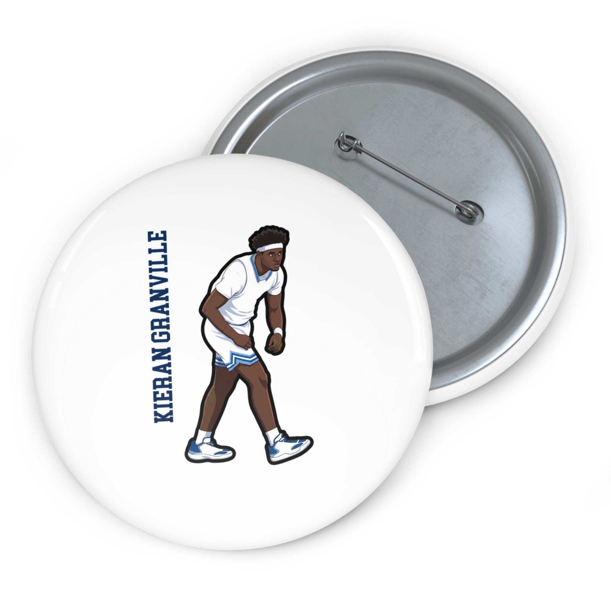 Game Day Pin — character_name_vertical in Classic