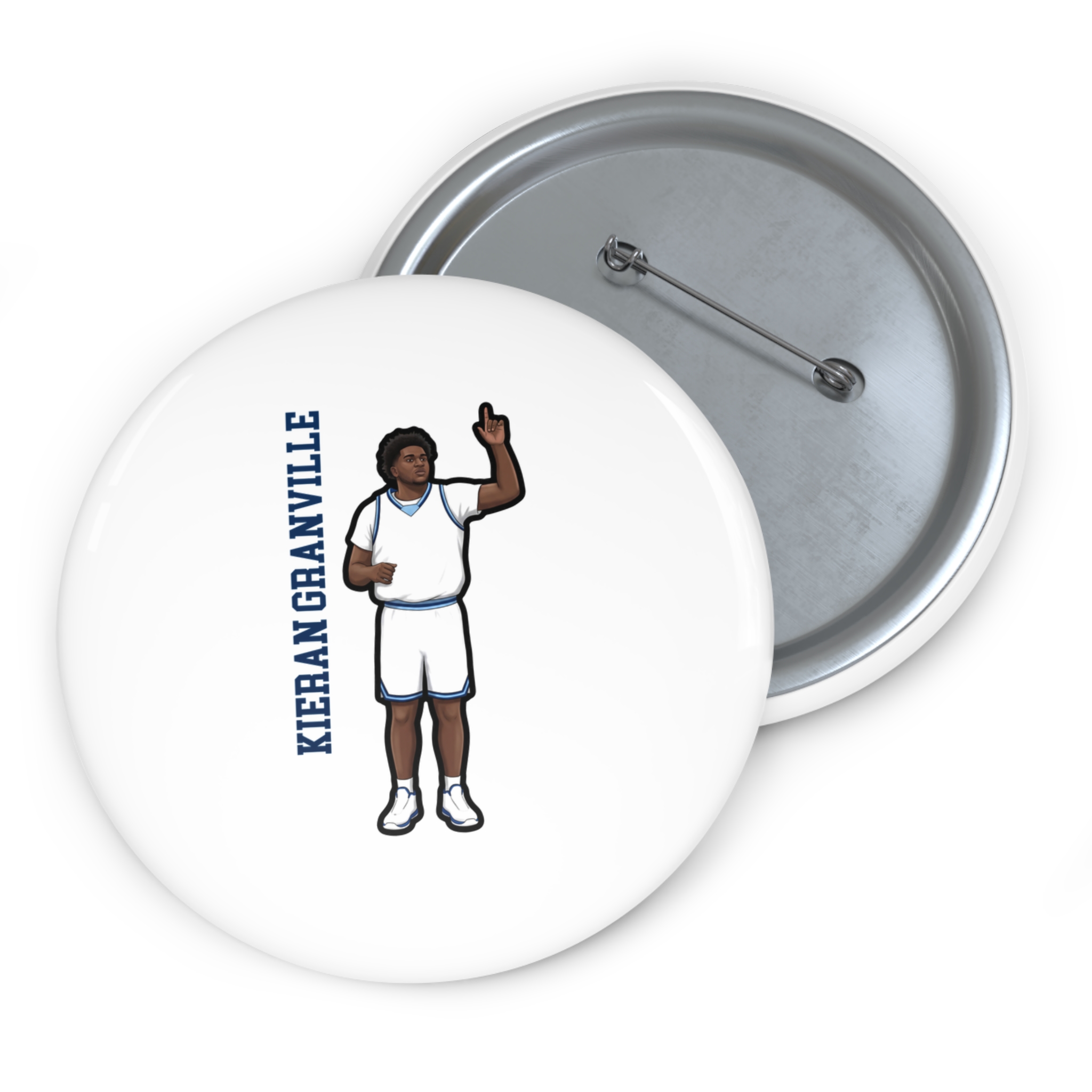 Game Day Pin — character_name_vertical in Classic