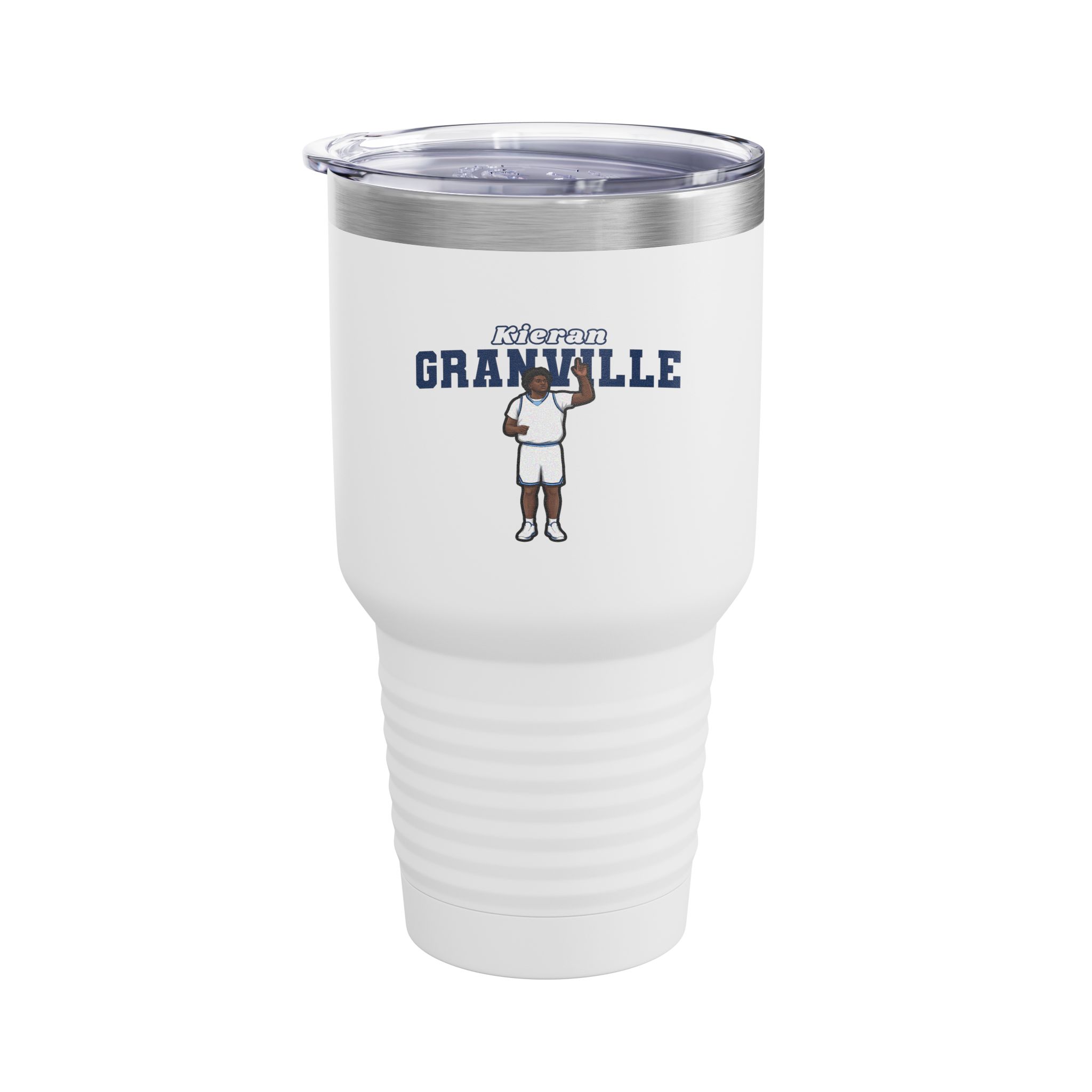 30oz Tumbler — character_name_arch in White