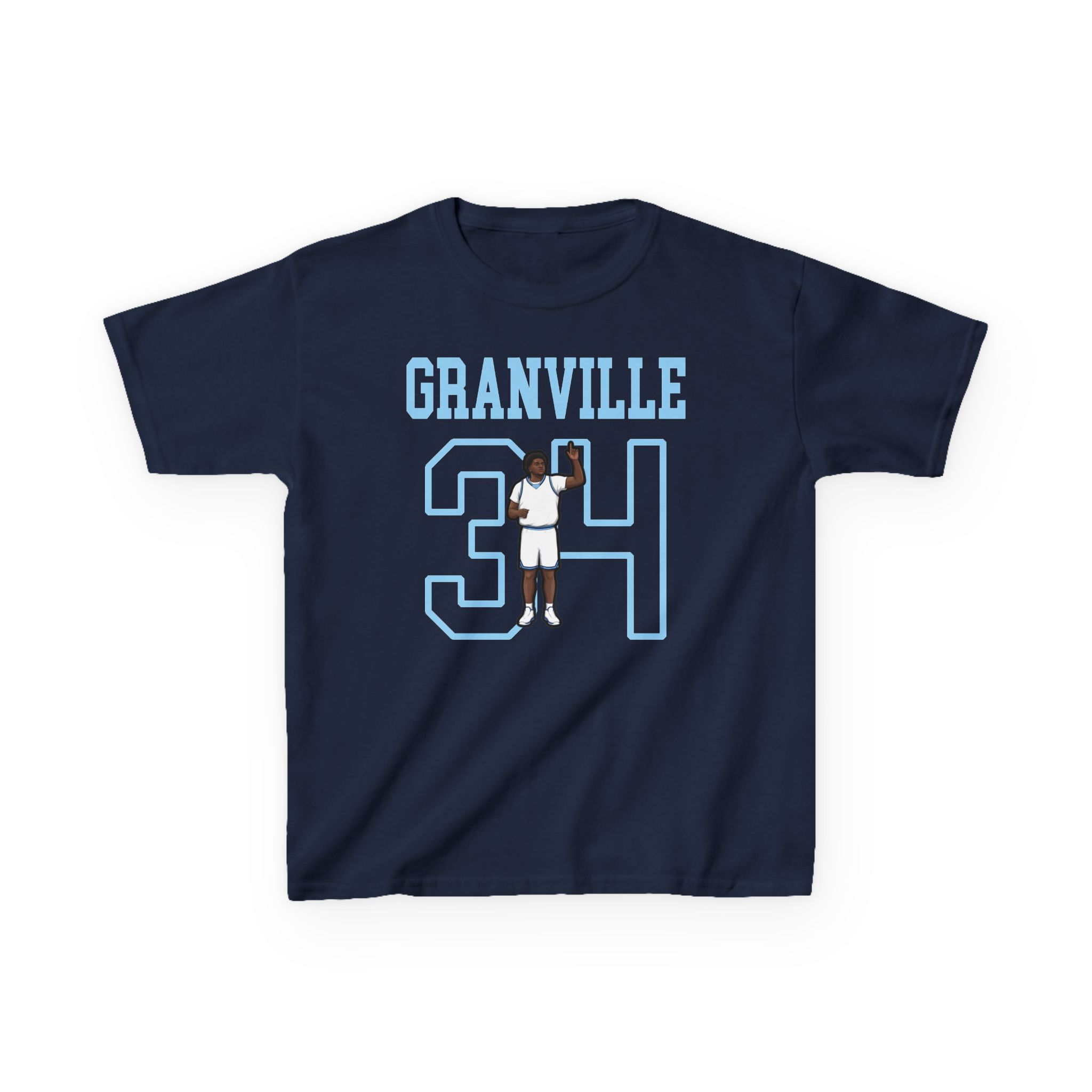 Youth Tee — character_shirsey in Navy