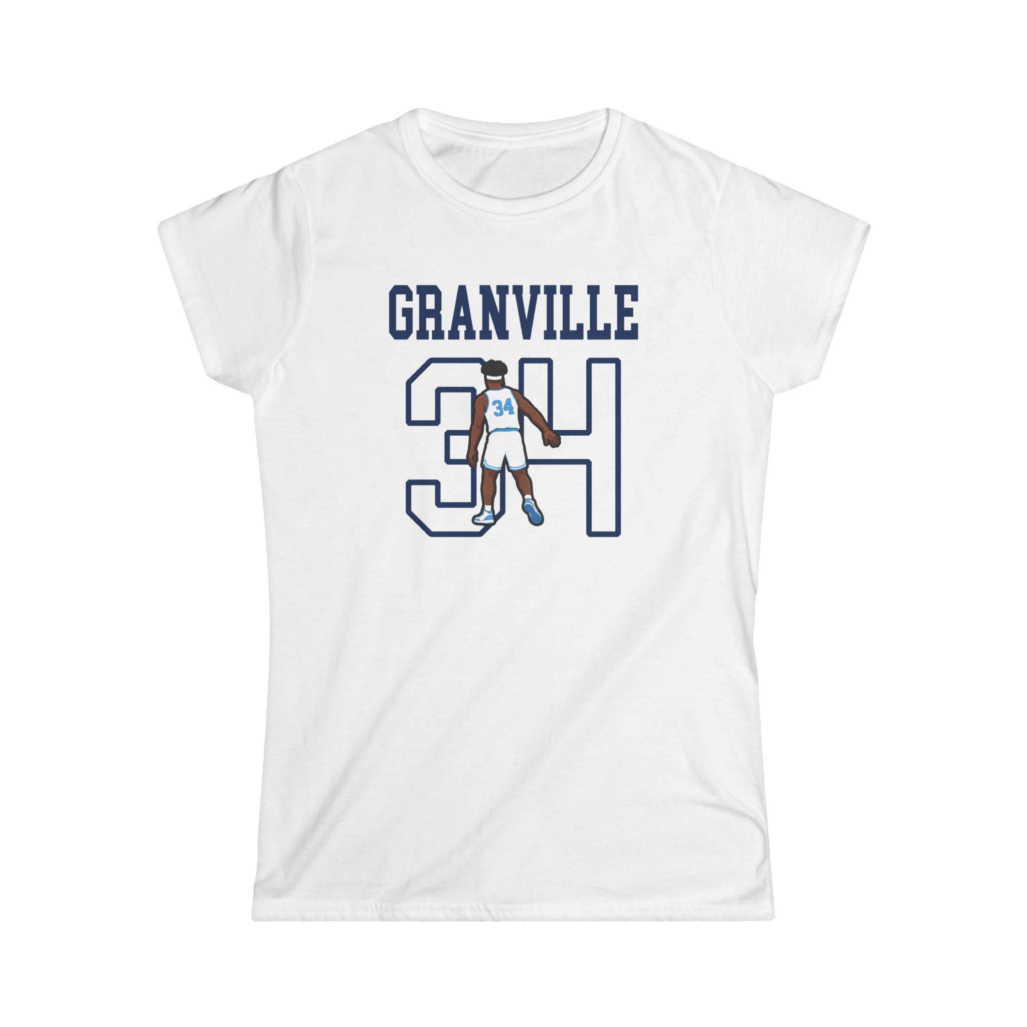 Women's Softstyle Tee — character_shirsey in White