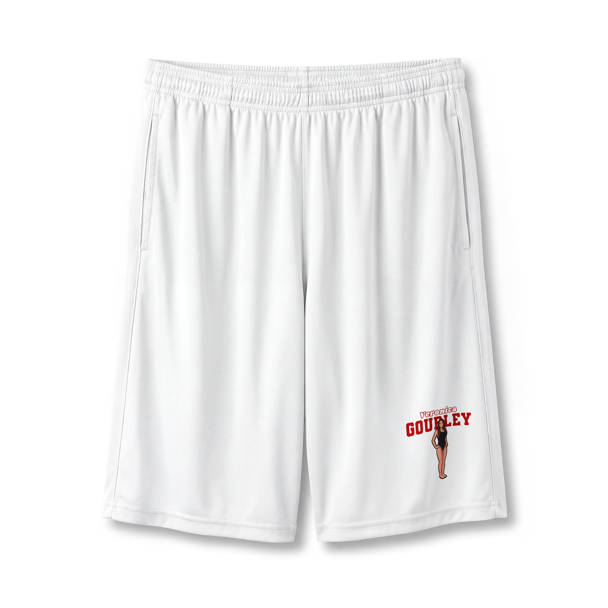 Shorts — character_name_arch in White
