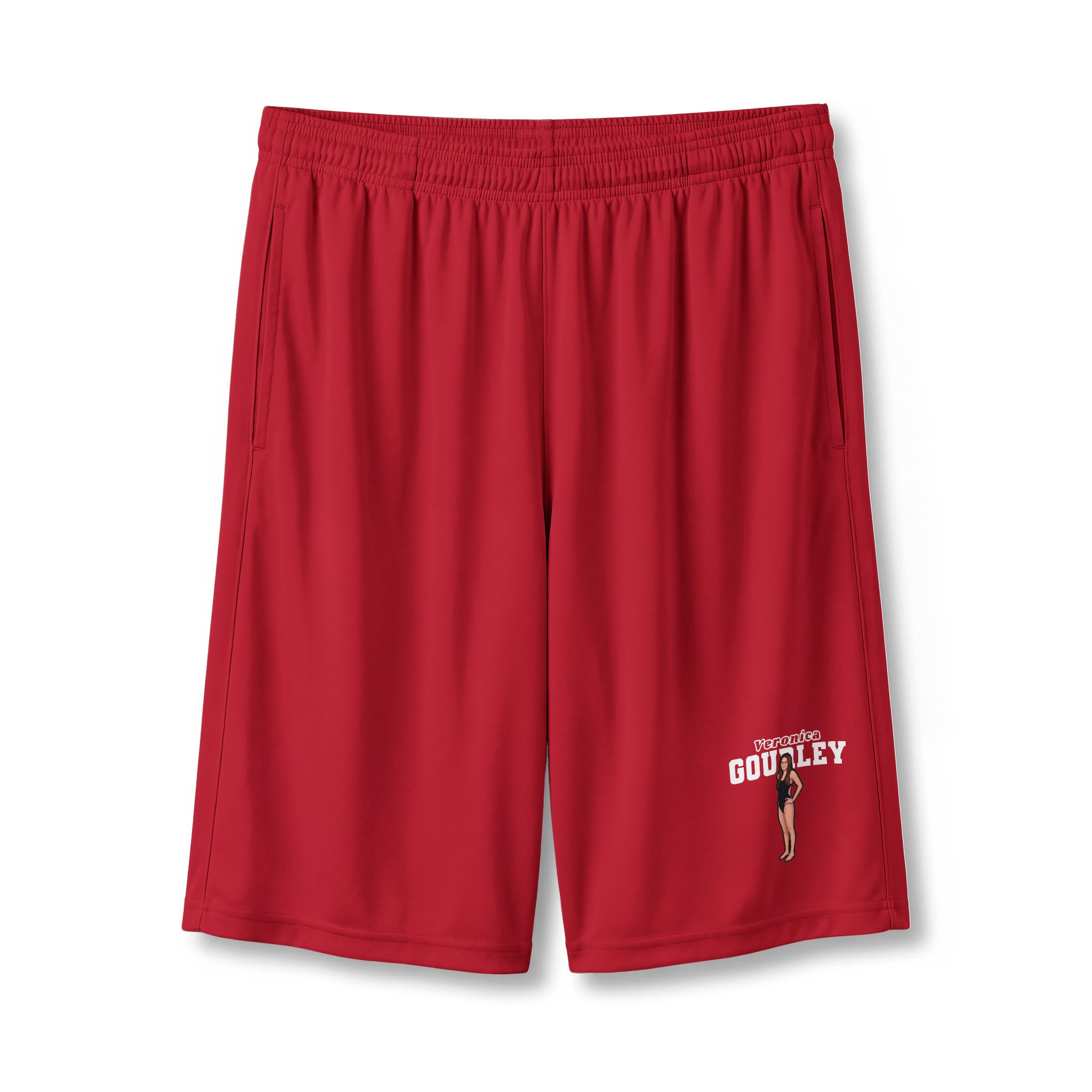 Shorts — character_name_arch in Red