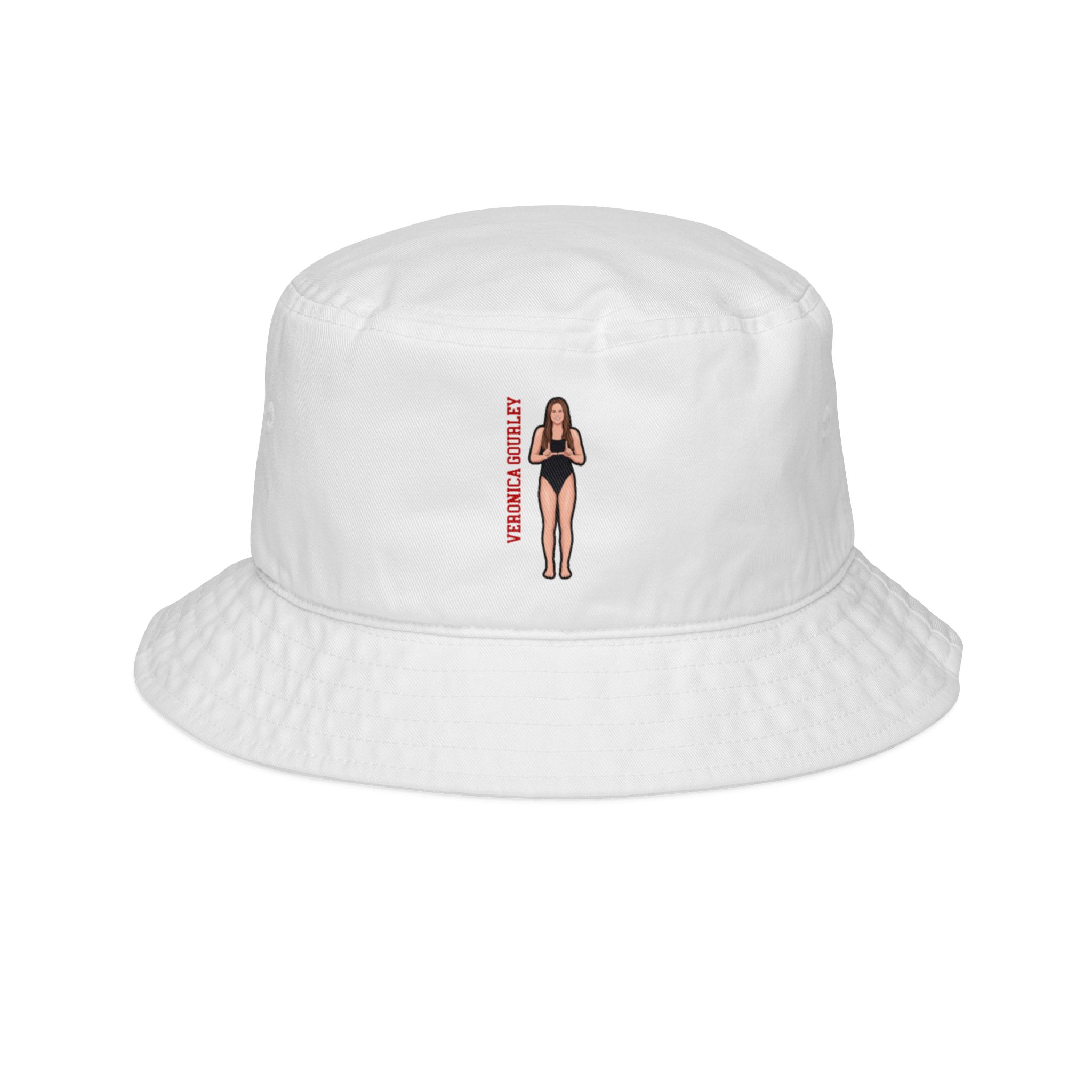 Bucket Hat — character_name_vertical in White