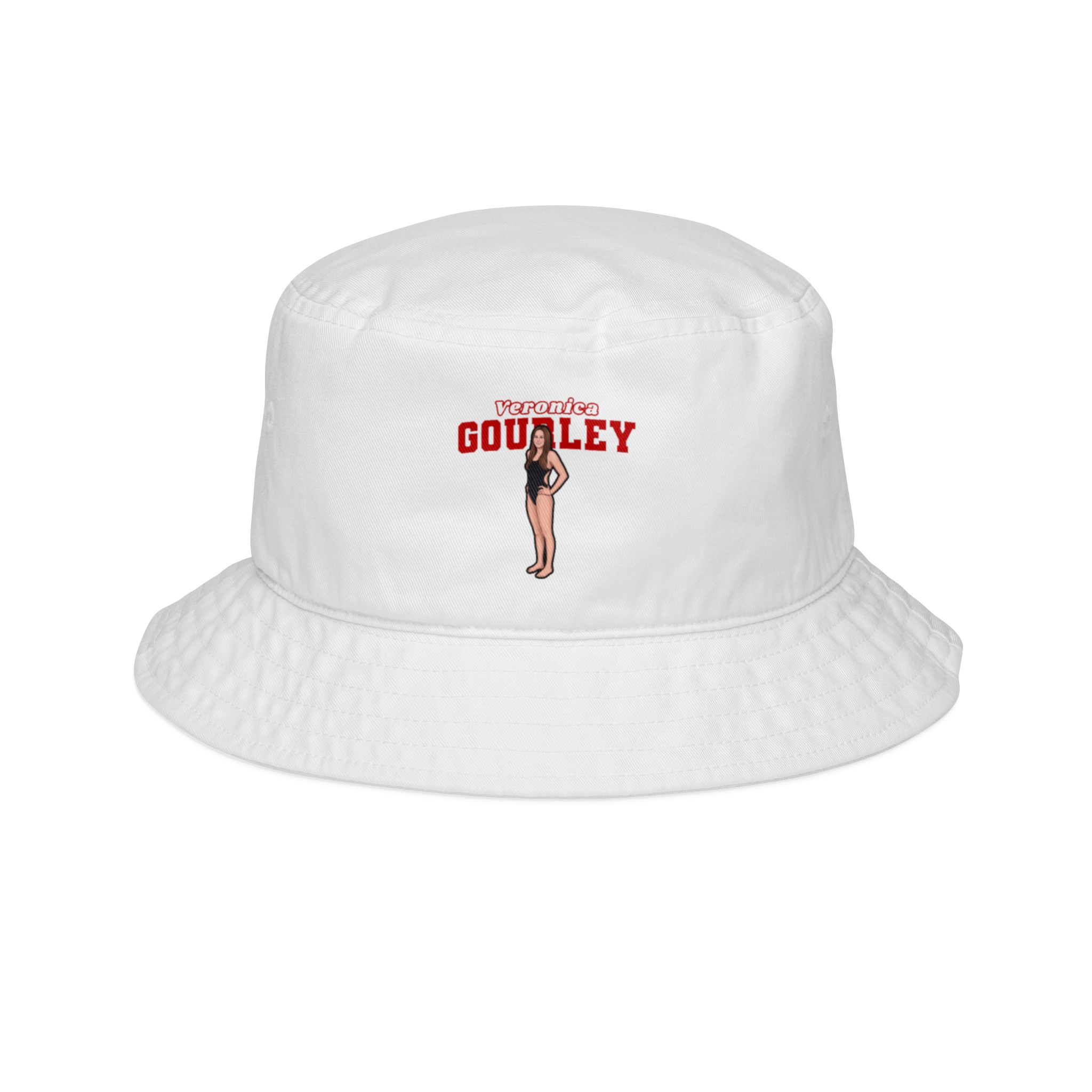 Bucket Hat — character_name_arch in White