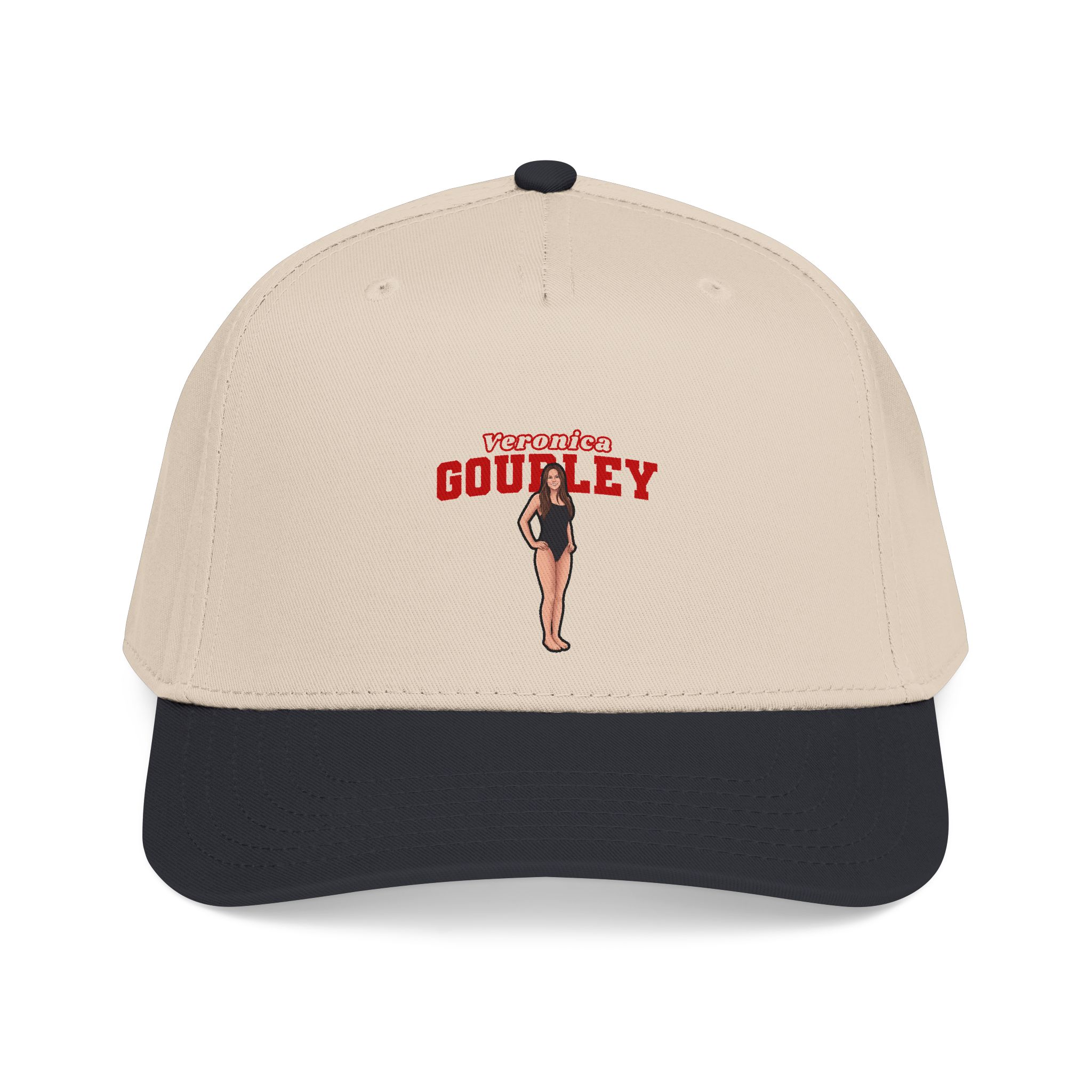 Baseball Cap — character_name_arch in Black / Natural
