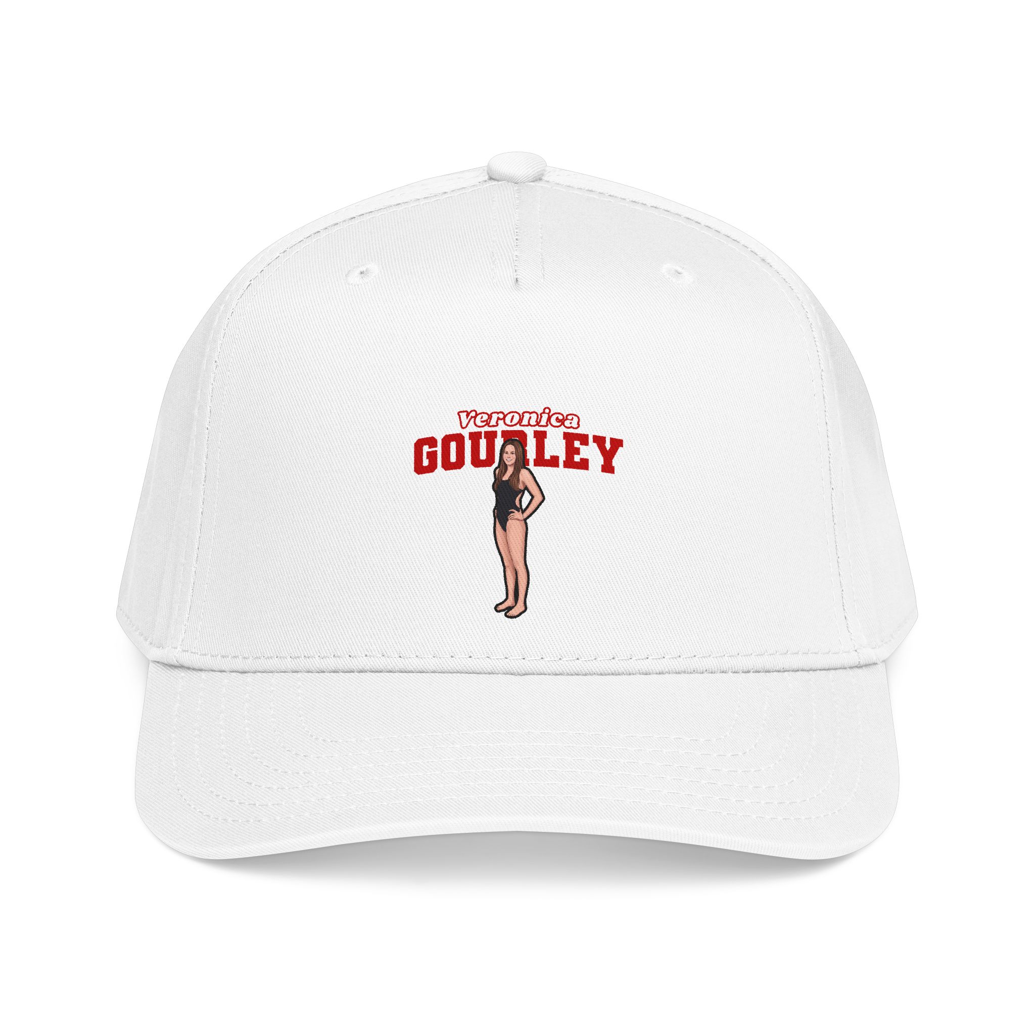 Baseball Cap — character_name_arch in White