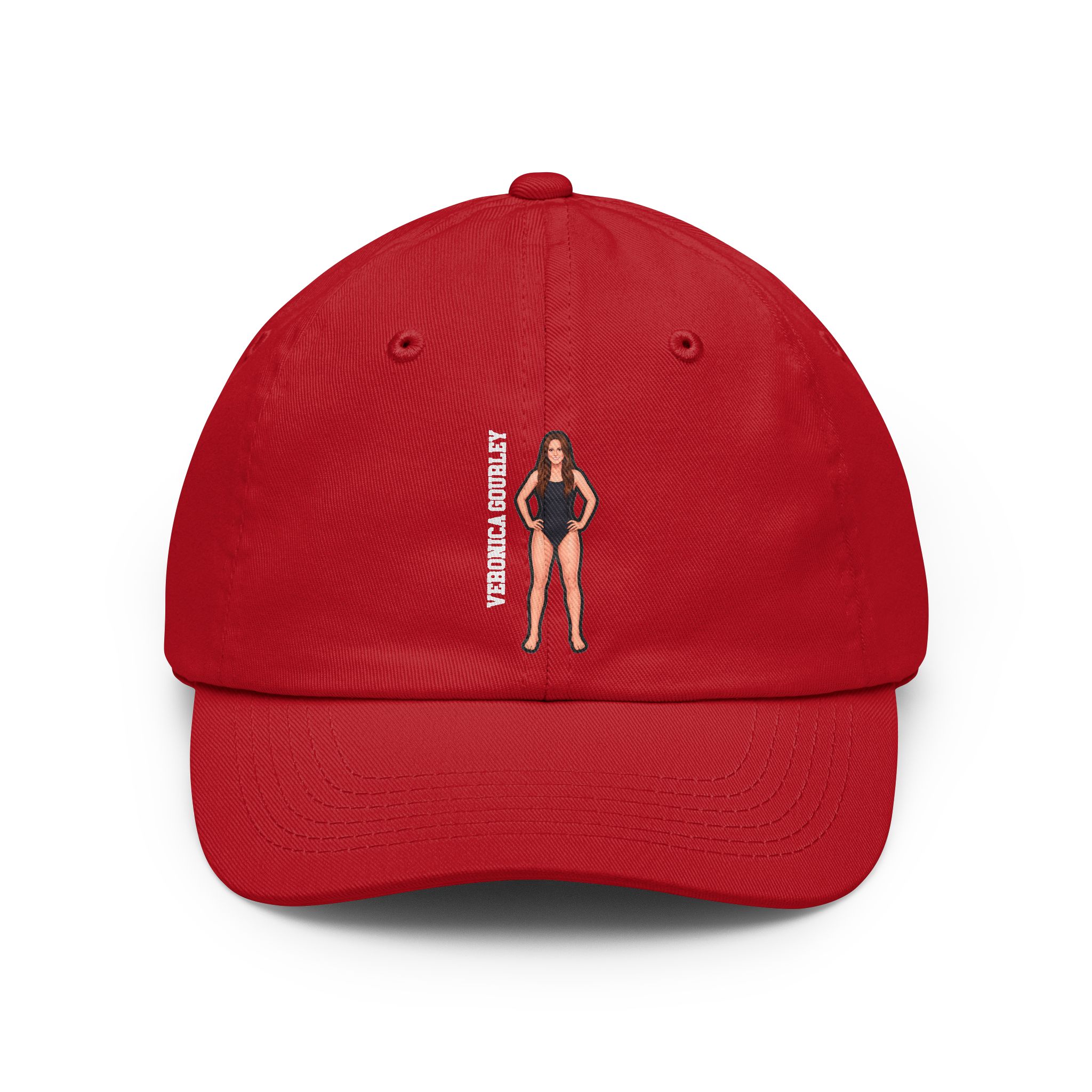 Classic Cap — character_name_vertical in Red