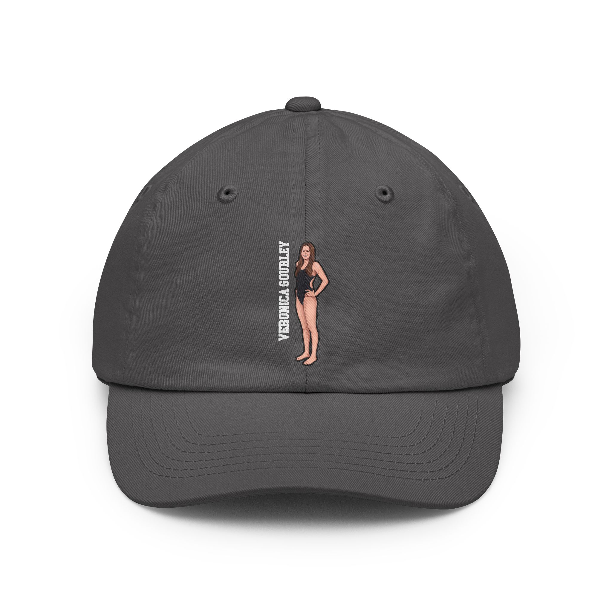 Classic Cap — character_name_vertical in Grey