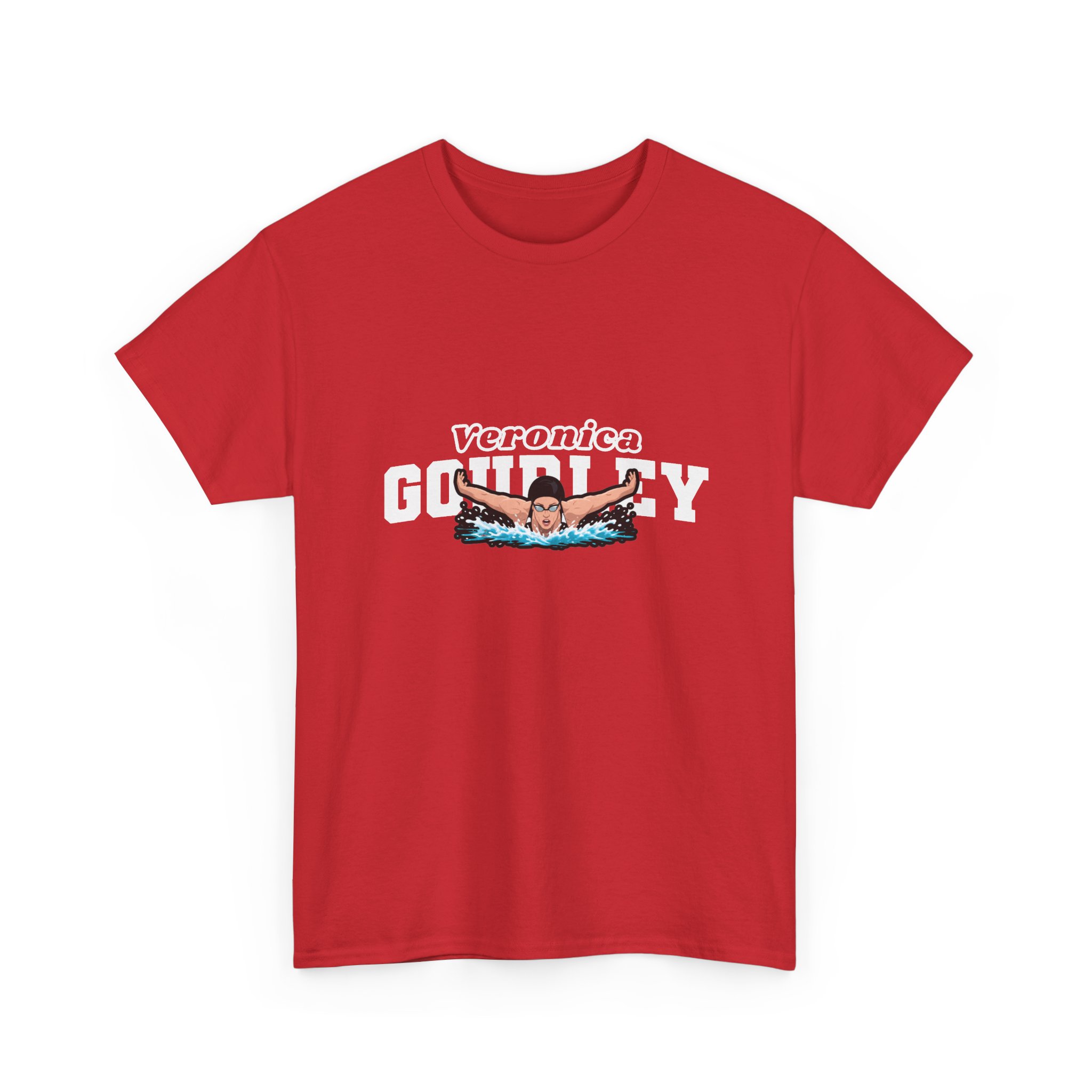 Tee — character_name_arch in Red