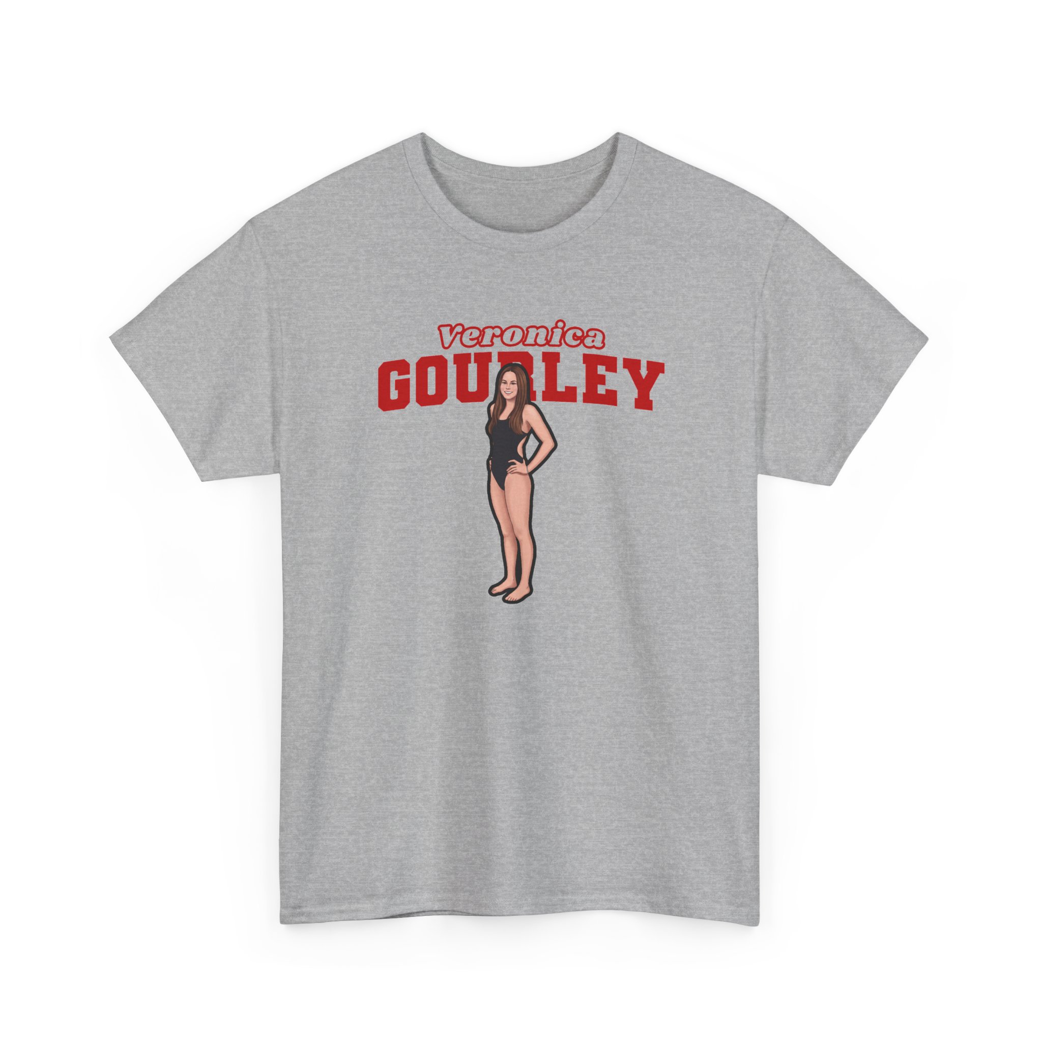 Tee — character_name_arch in Grey