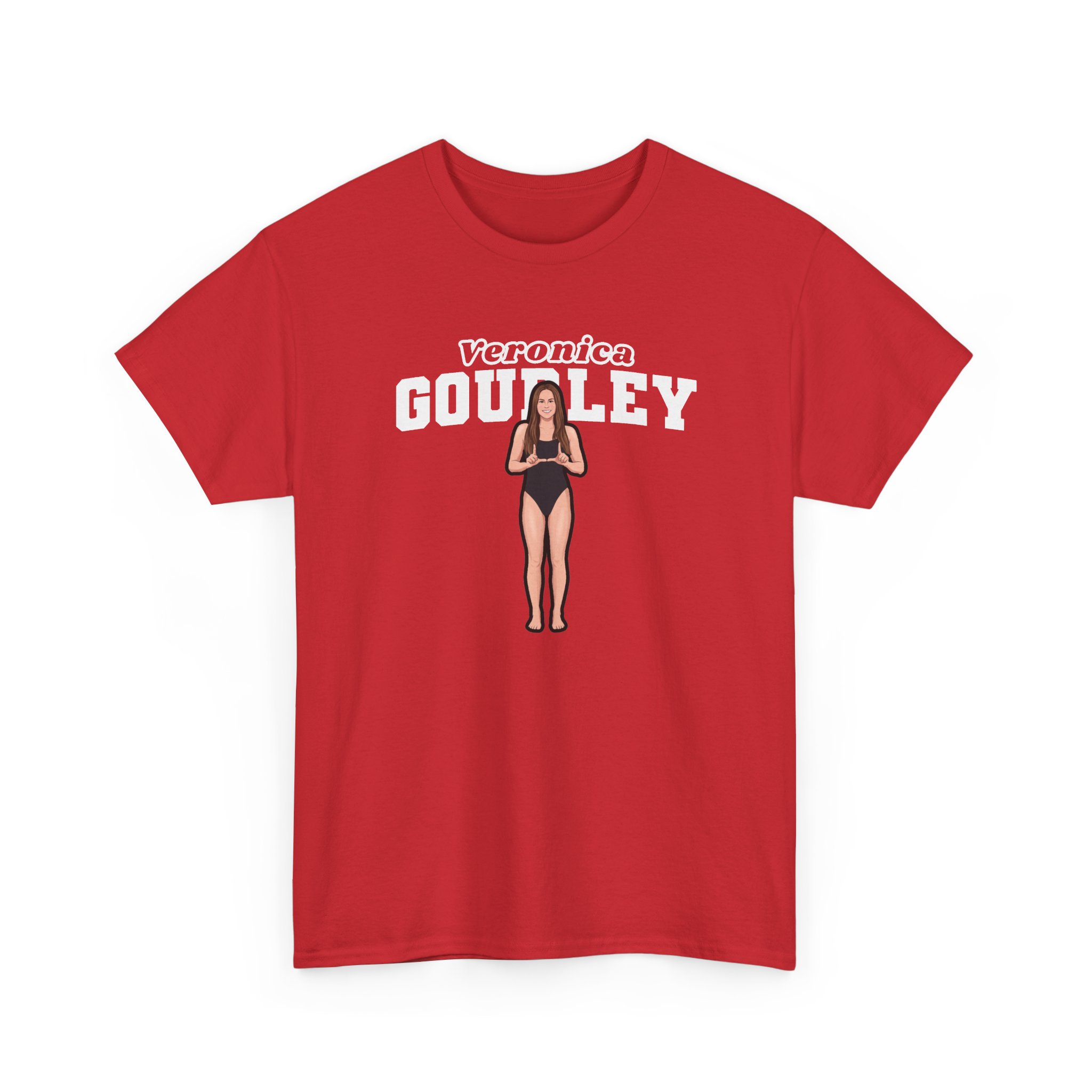 Tee — character_name_arch in Red