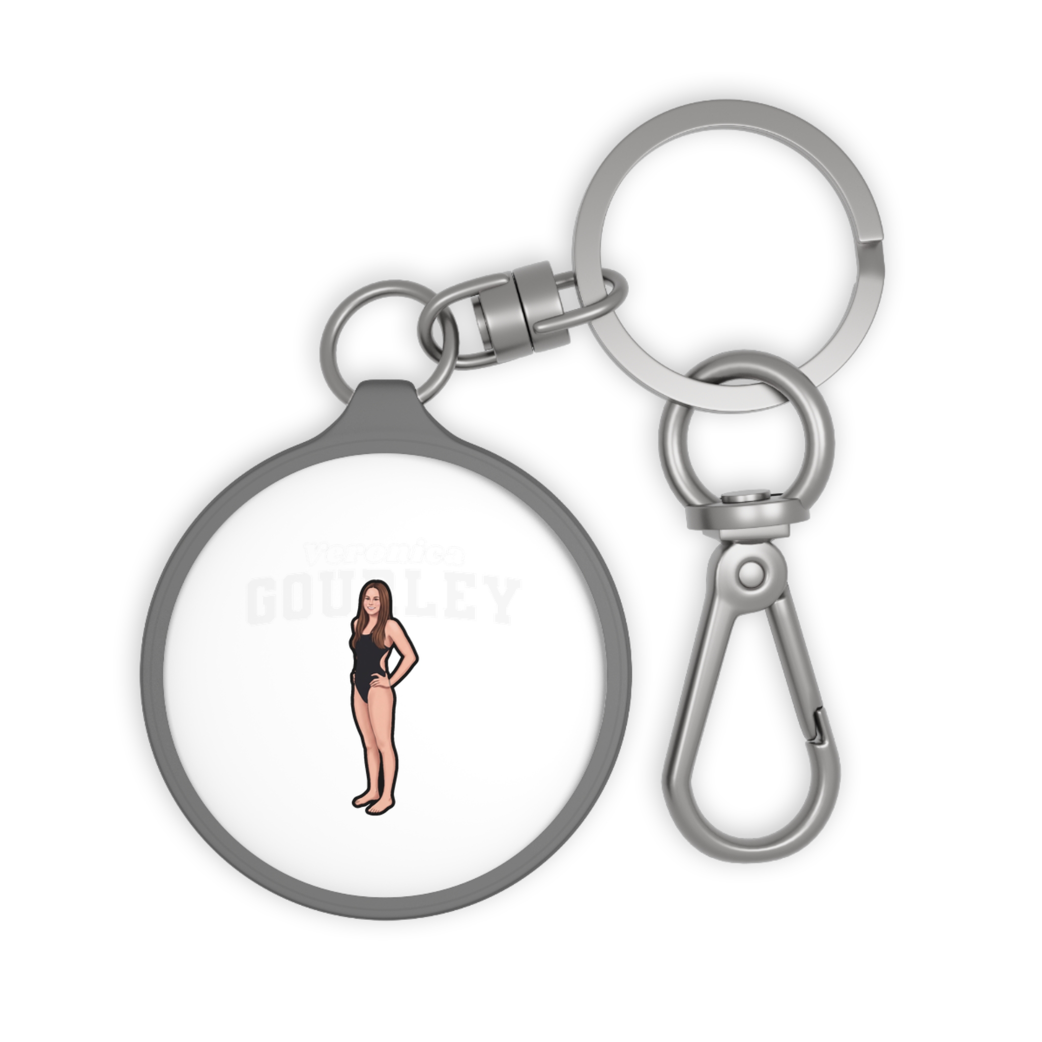 Keychain — character_name_arch in Grey