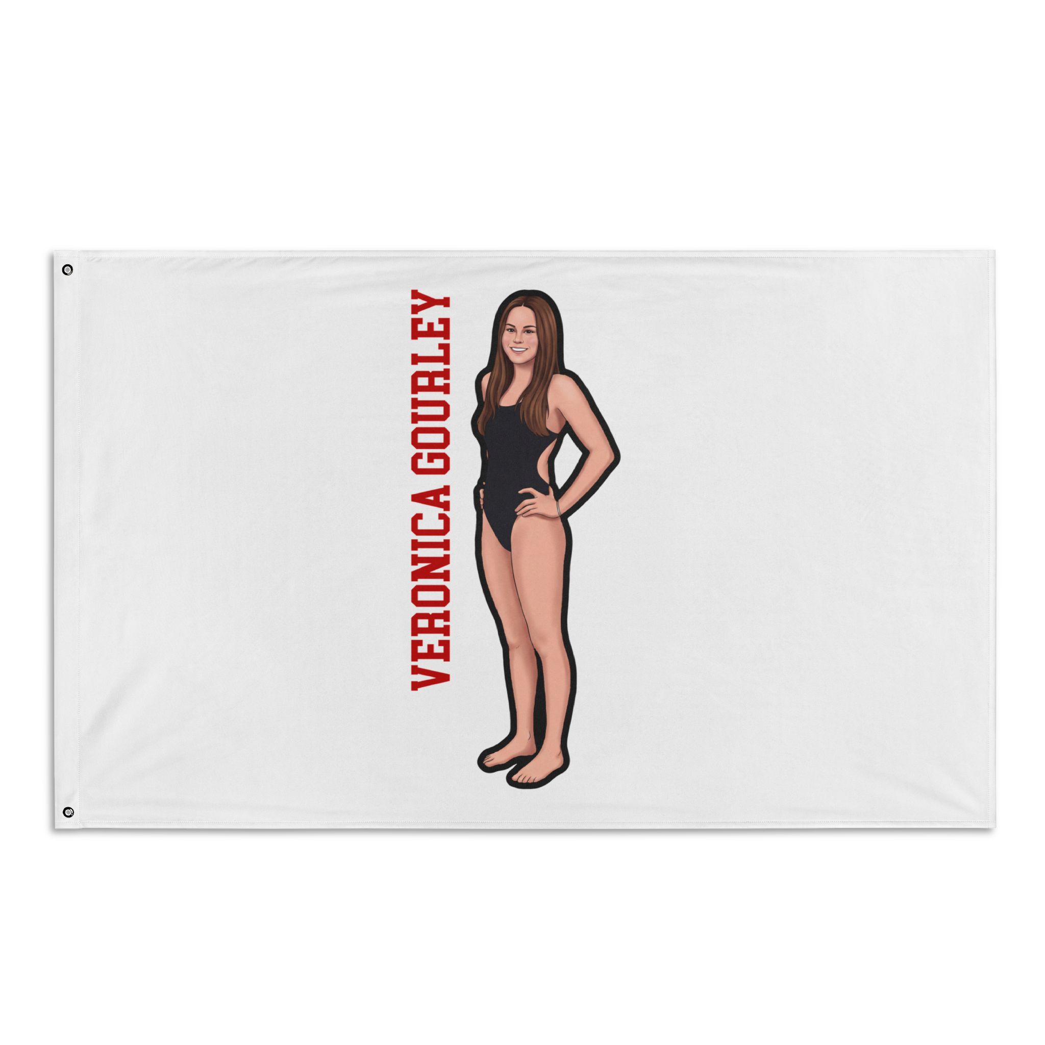 Flag (35 × 56 in) — character_name_vertical in Classic