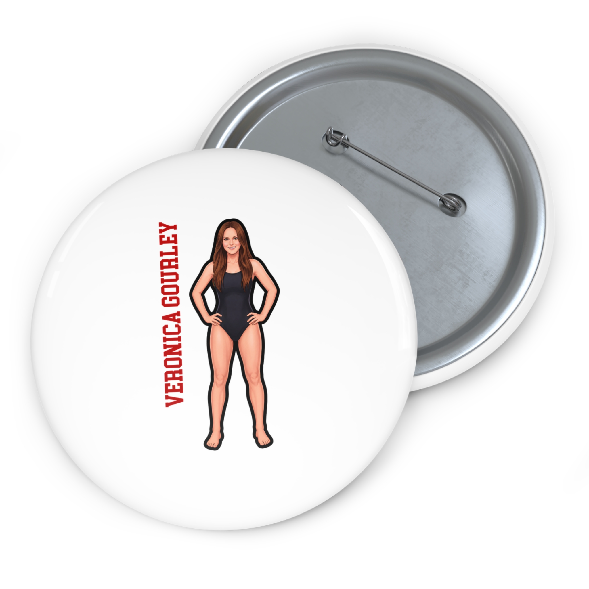 Game Day Pin — character_name_vertical in Classic