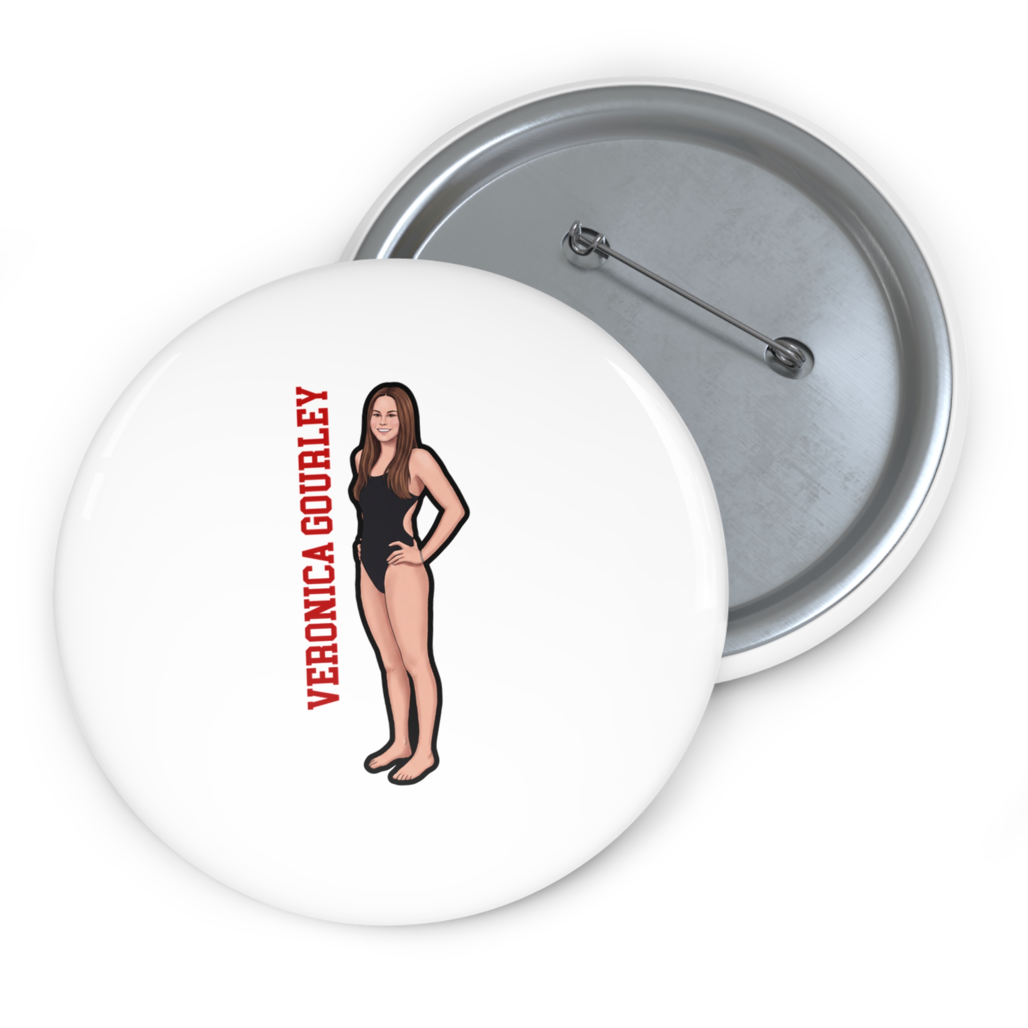 Game Day Pin — character_name_vertical in Classic