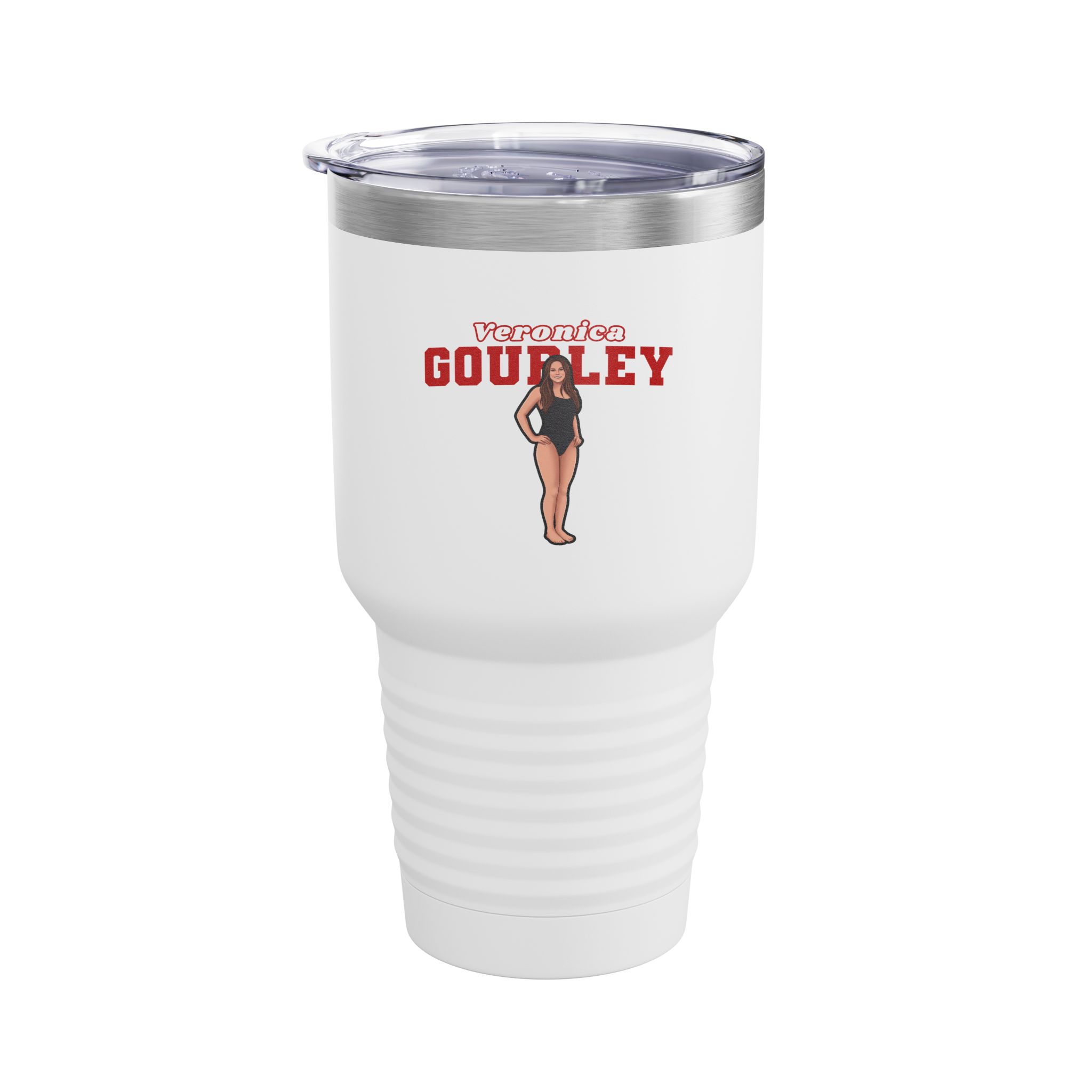 30oz Tumbler — character_name_arch in White