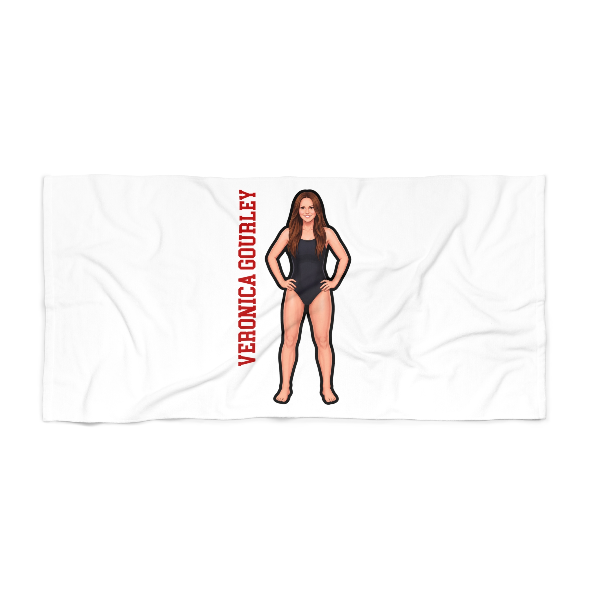Beach Towel — character_name_vertical in Classic